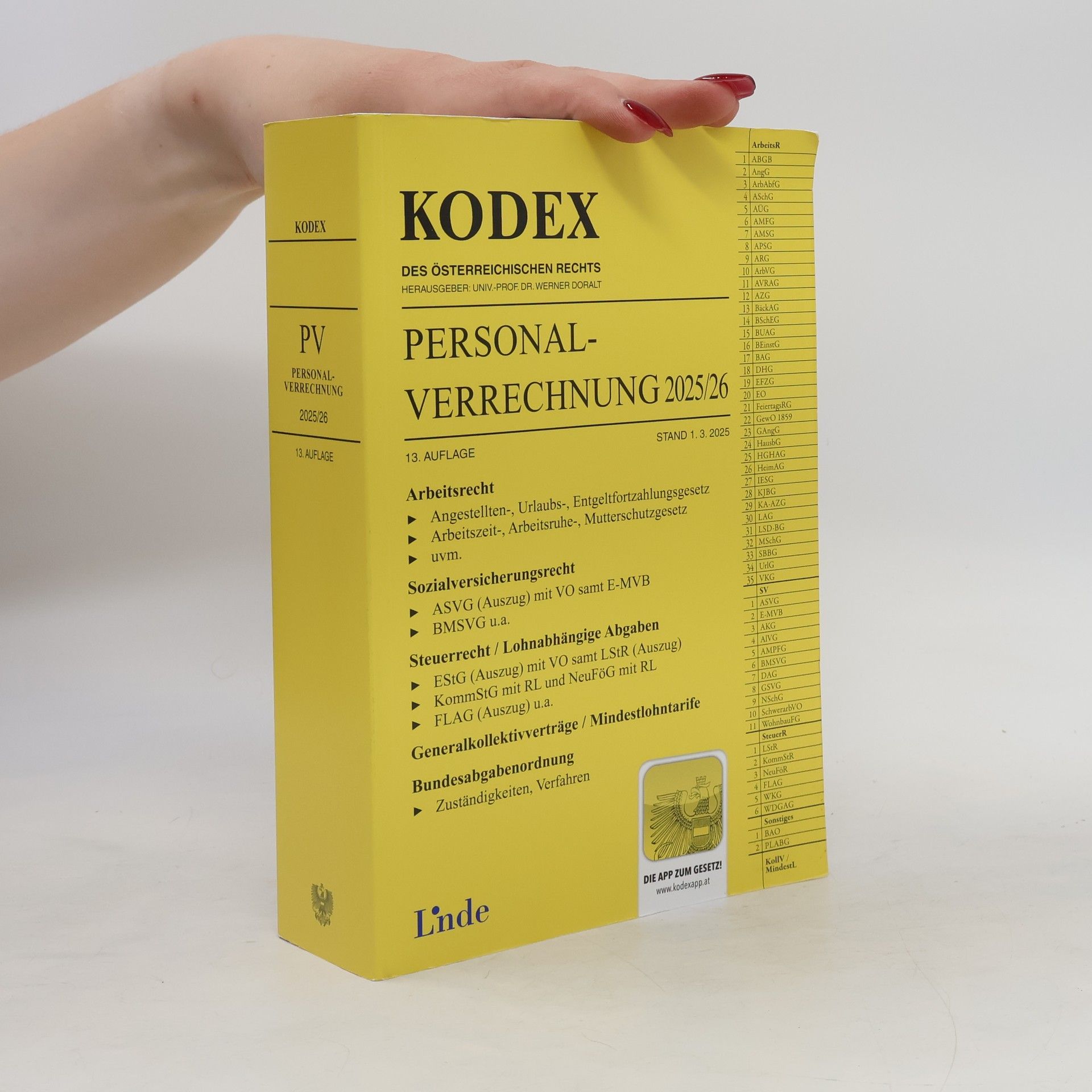 Michael Seebacher Kodex des Österreichischen Rechts: Kodex Personalverrechnung 2025/26