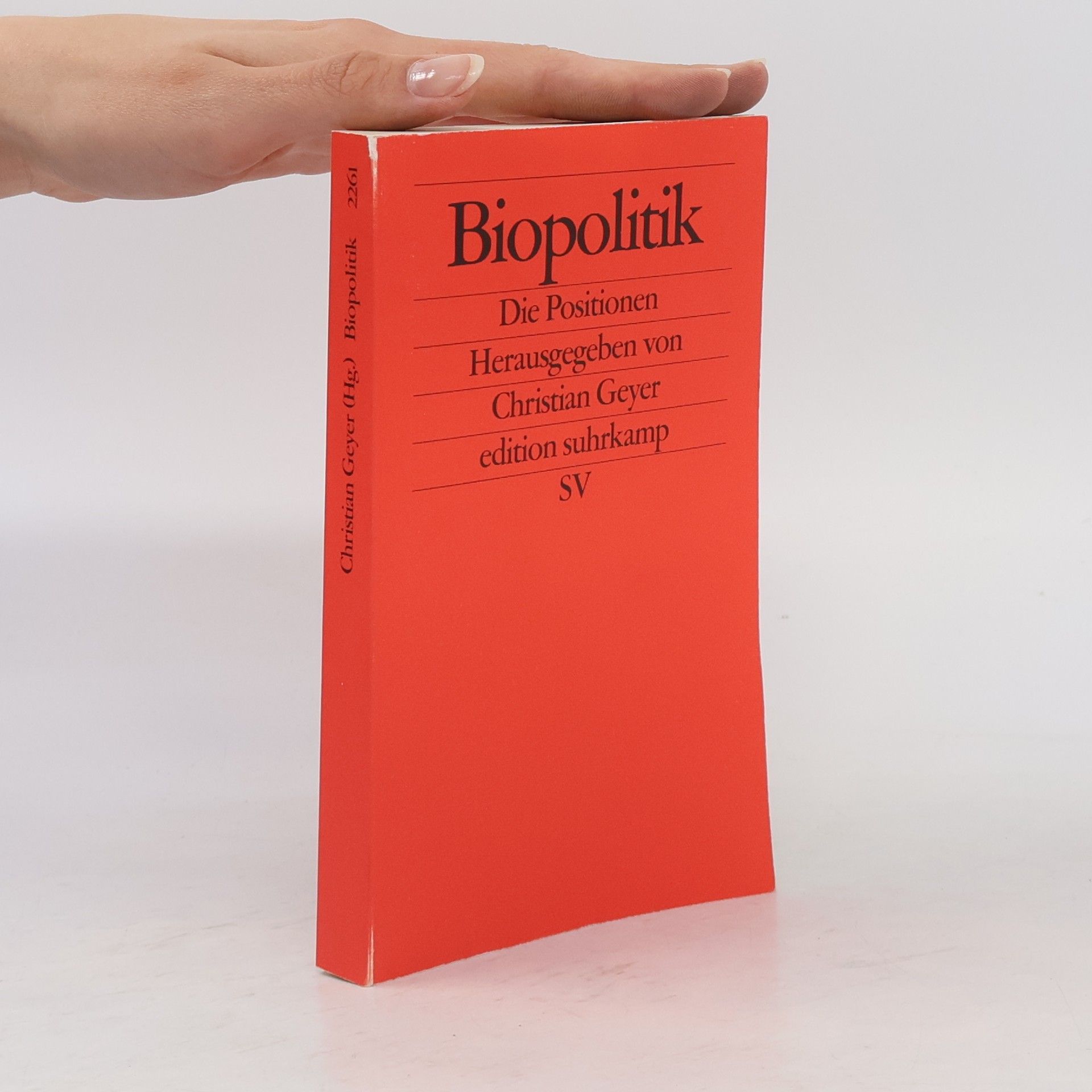 Christian Geyer Biopolitik