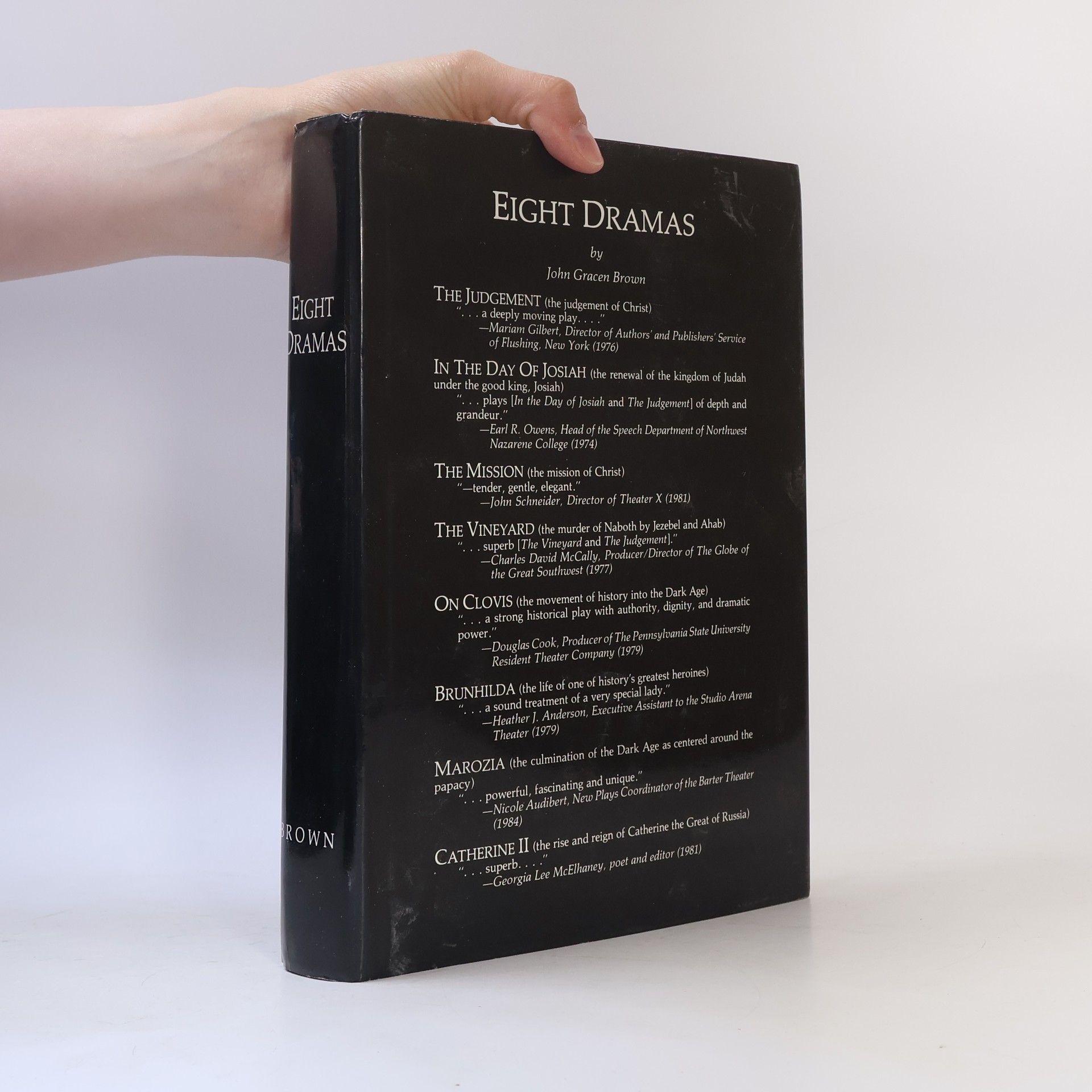 John Gracen Brown  Eight Dramas