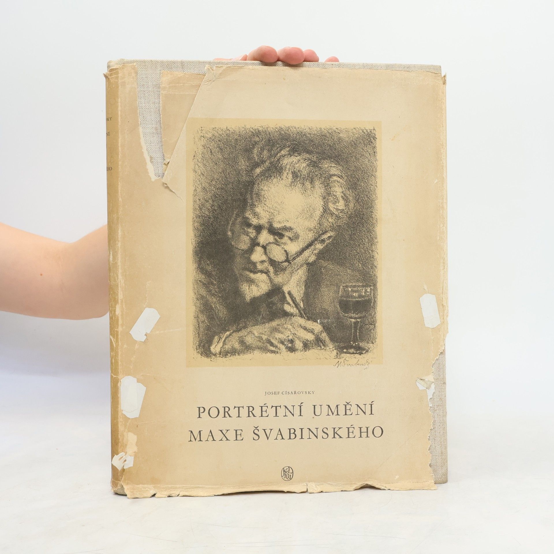 Josef Císařovský Portrétní umění Maxe Švabinského. Skizza k portrétu Maxe Švabinského
