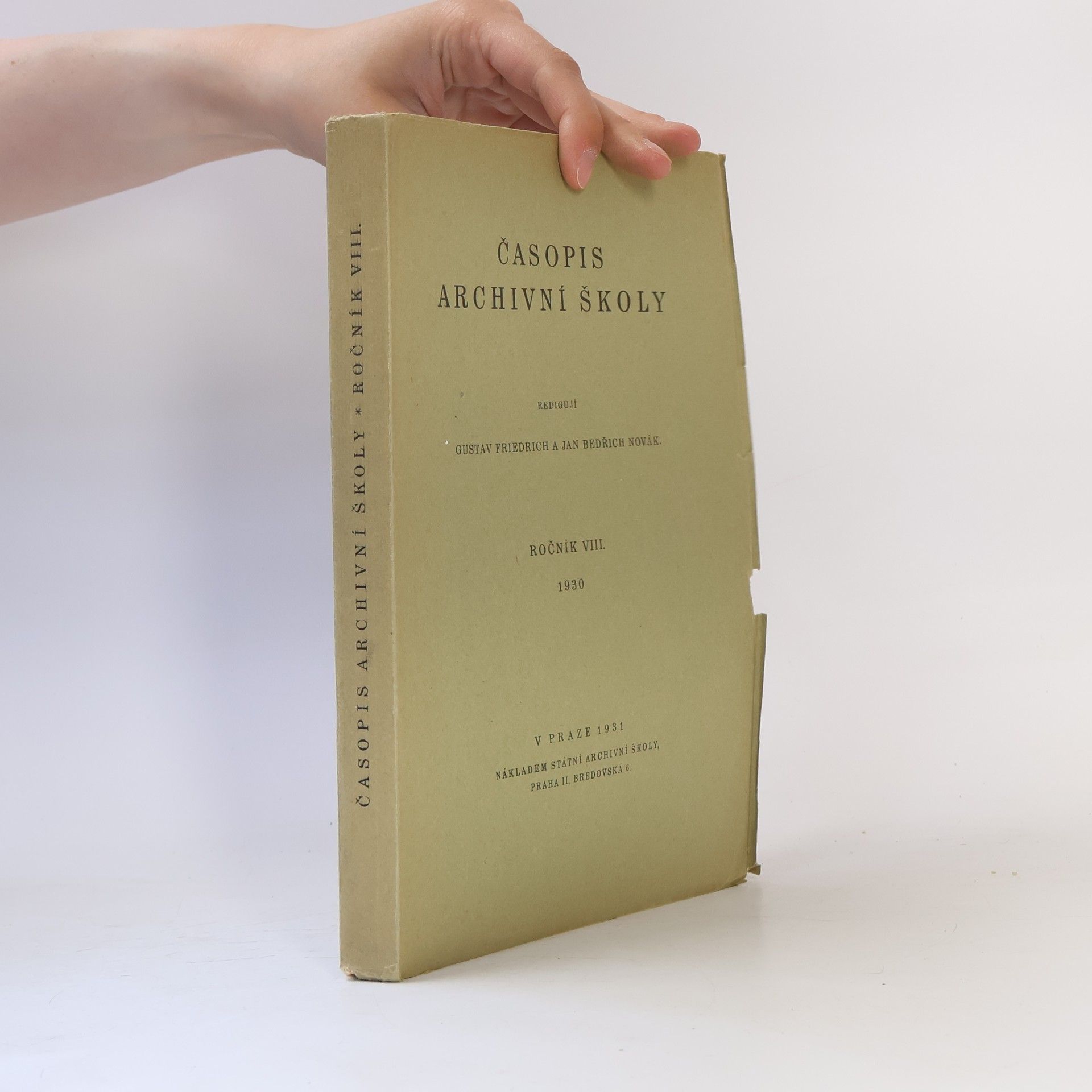 Autorenkollektiv Časopis archivní školy VIII