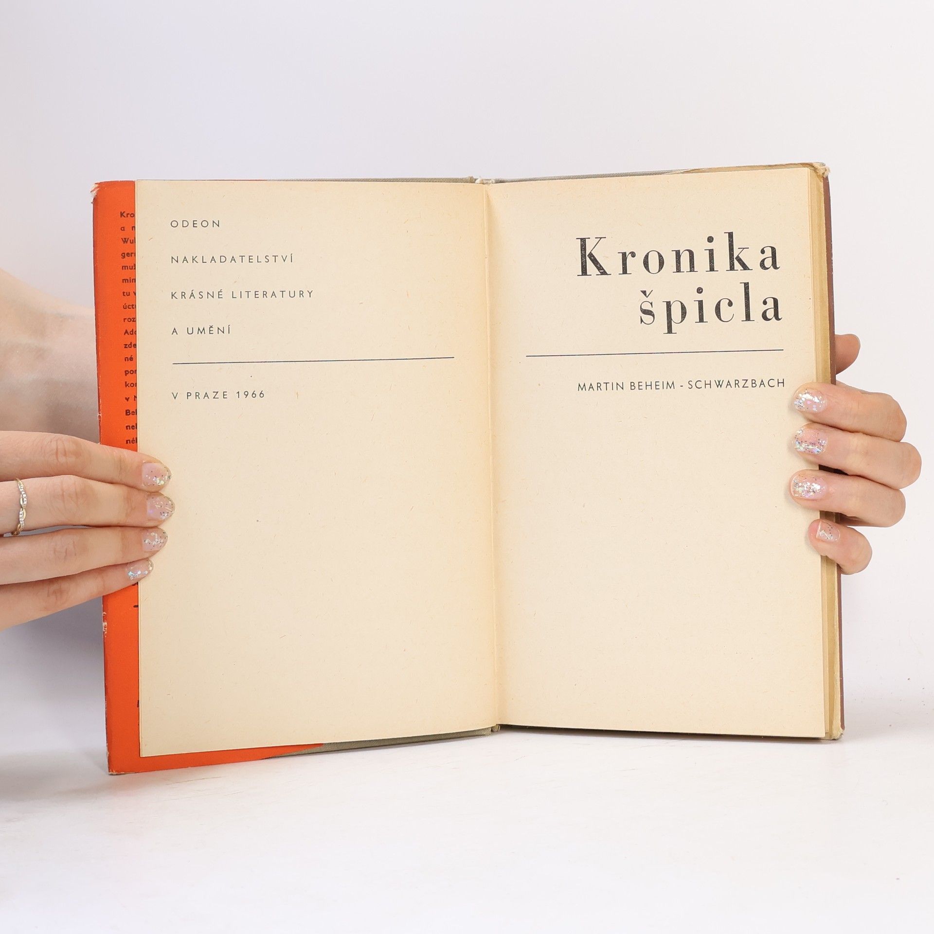 Martin BeheimSchwarzbach Kronika špicla