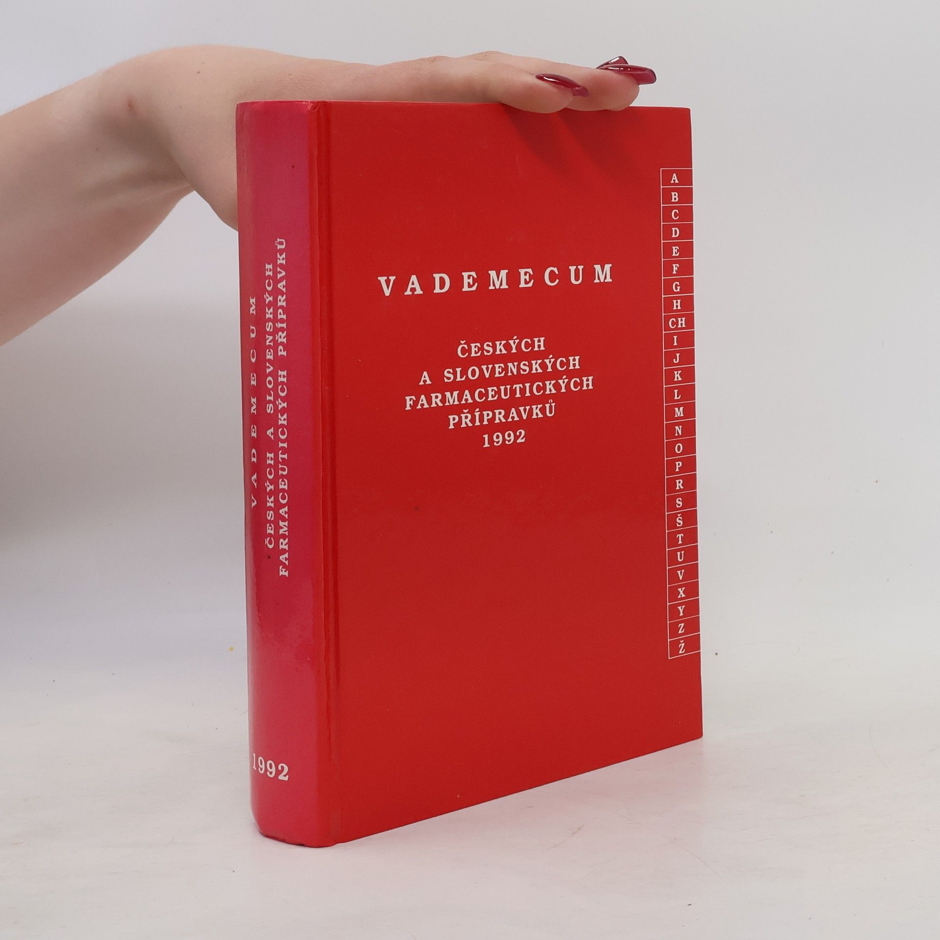 Auteurscollectief Vademecum českých a slovenských farmaceutických přípravků 1992