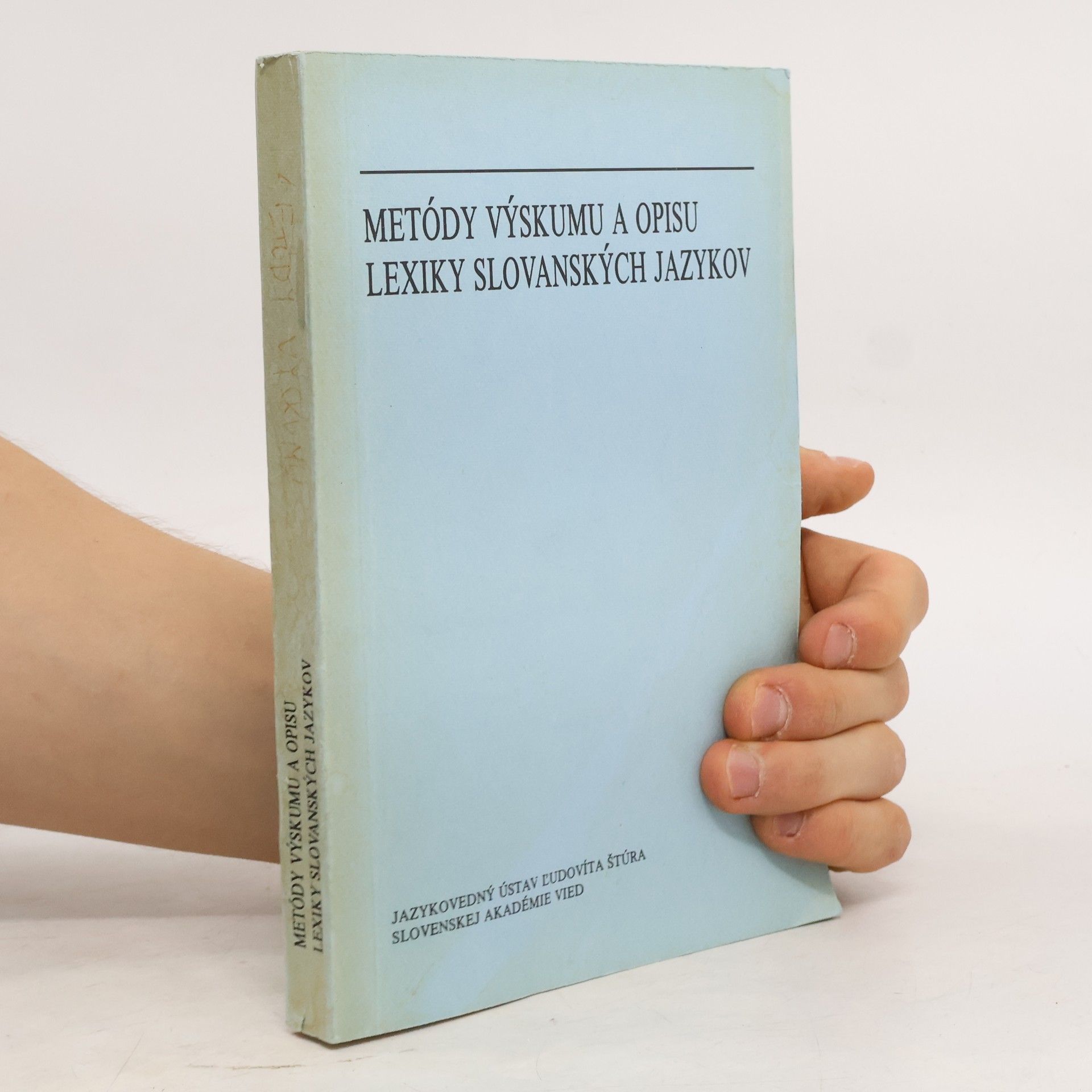 Kolektív autorov Metódy výskumu a opisu lexiky slovanských jazykov