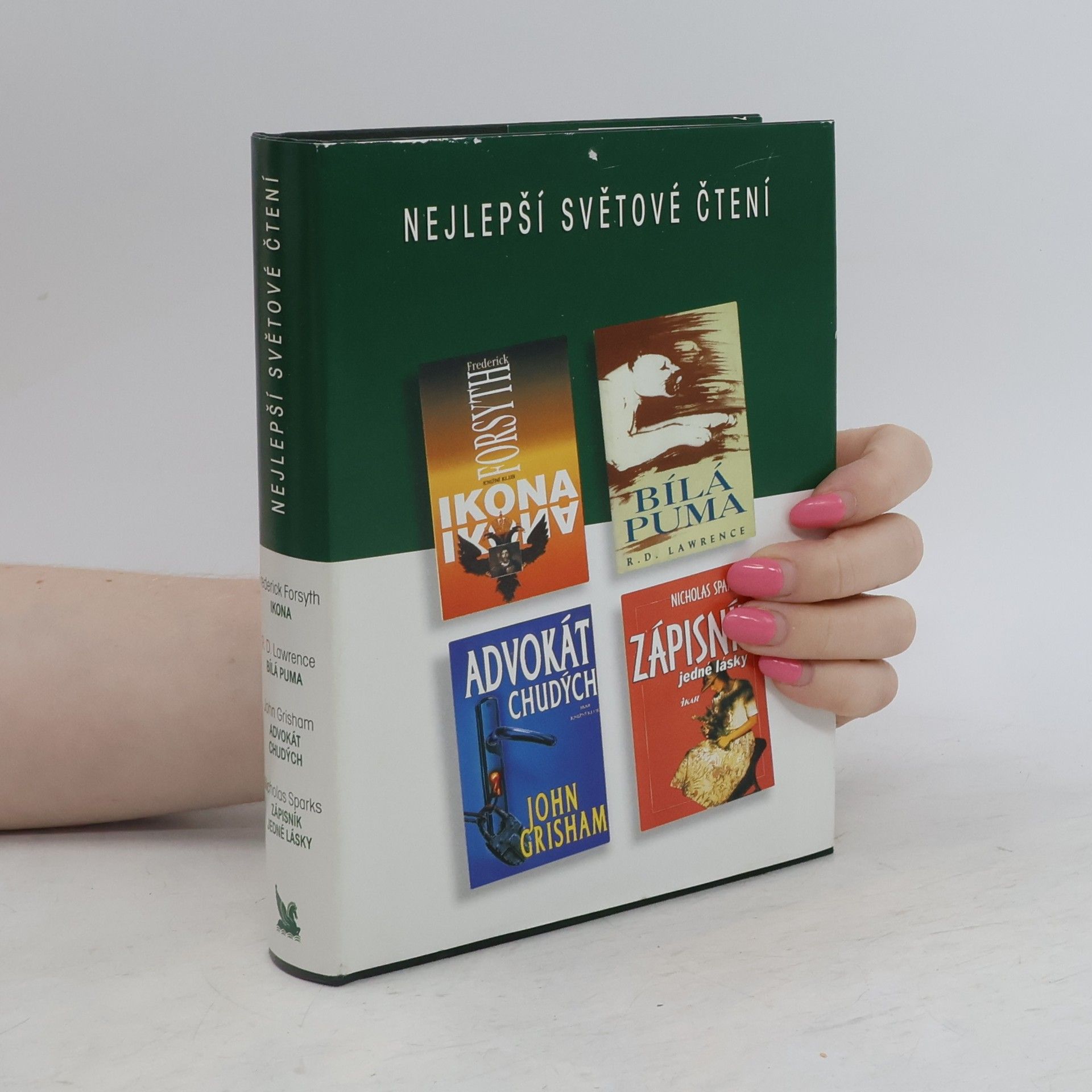 Nicholas Sparks Nejlepší světové čtení. Ikona. Bílá puma. Advokát chudých. Zápisník