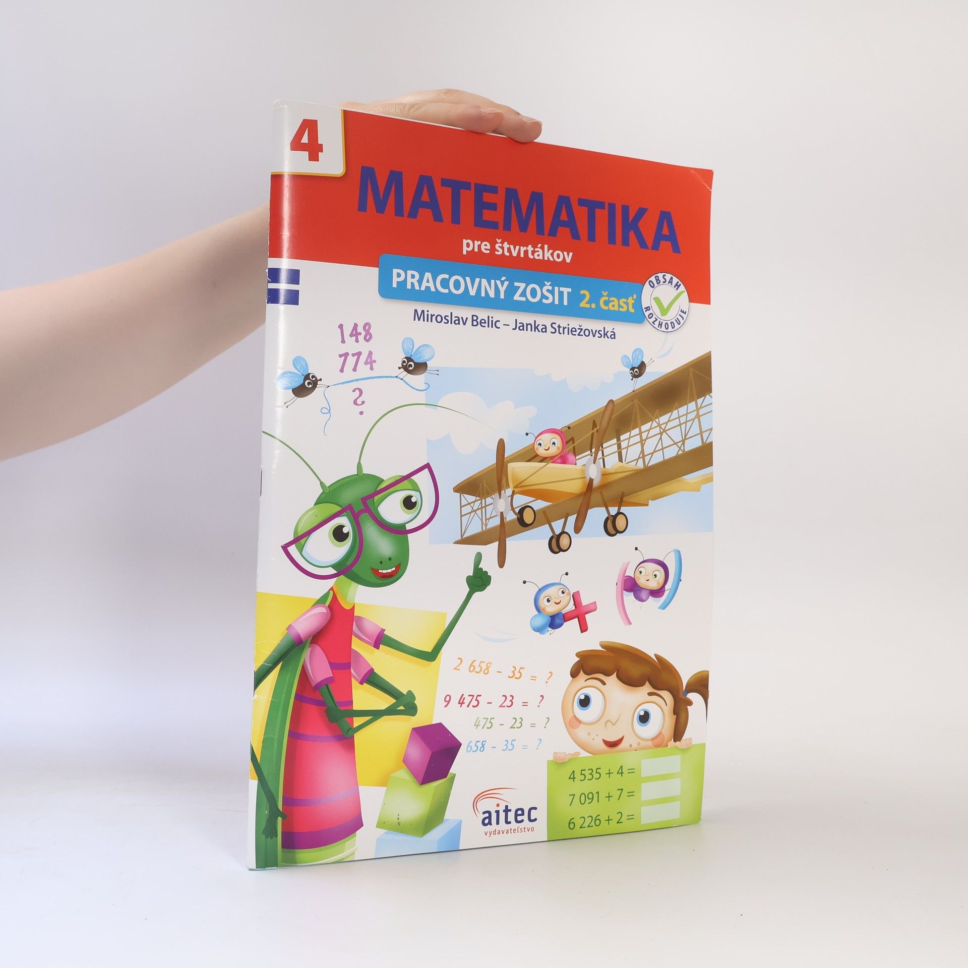 Miroslav Belic Matematika pre štvrtákov - pracovný zošit 2. časť