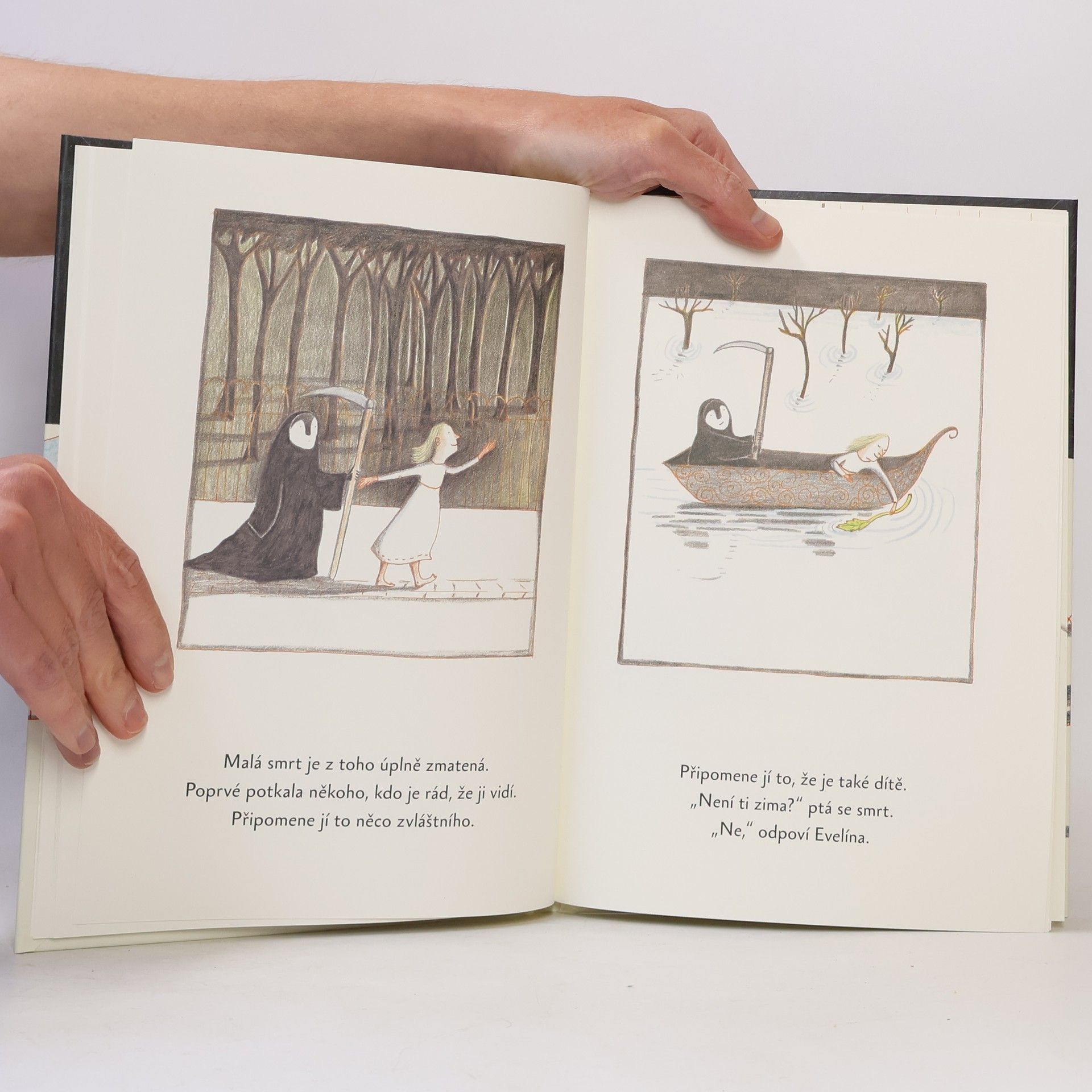 Kitty Crowther Návštěva malé smrti