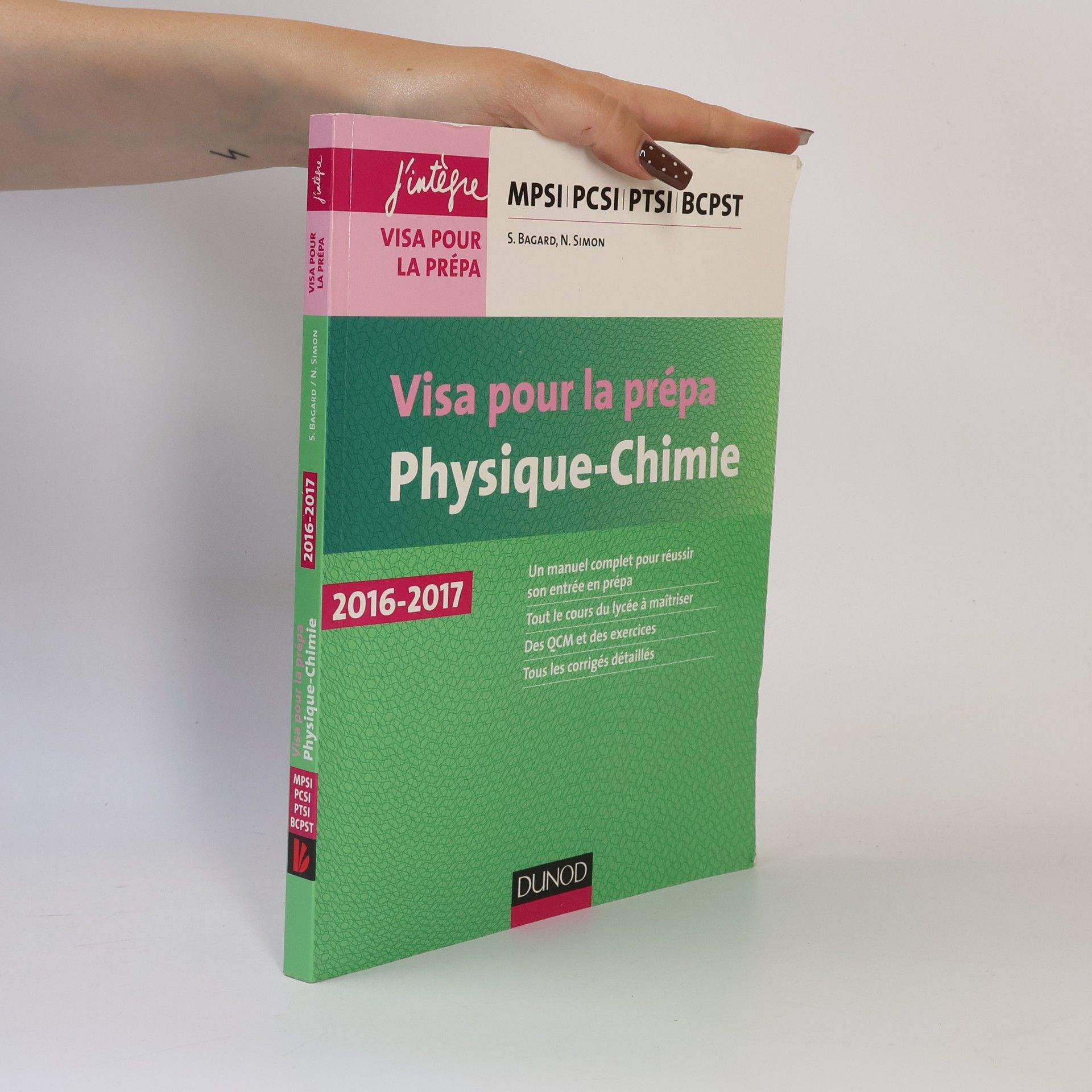 Nicolas Simon Physique-Chimie - Visa pour la prépa - MPSI-PCSI-PTSI-BCPST 2016-2017