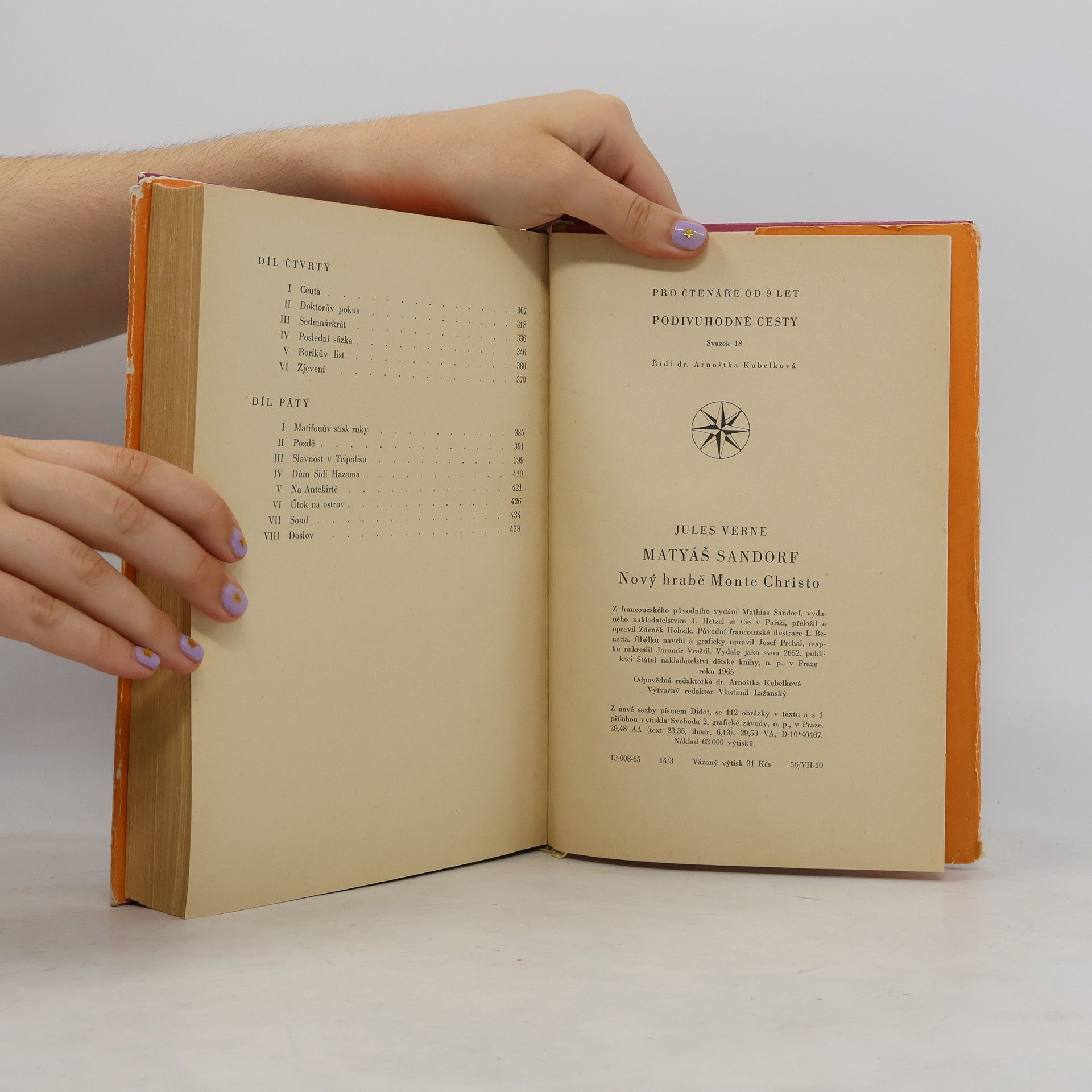 Jules Verne Matyáš Sandorf. Nový hrabě Monte Christo