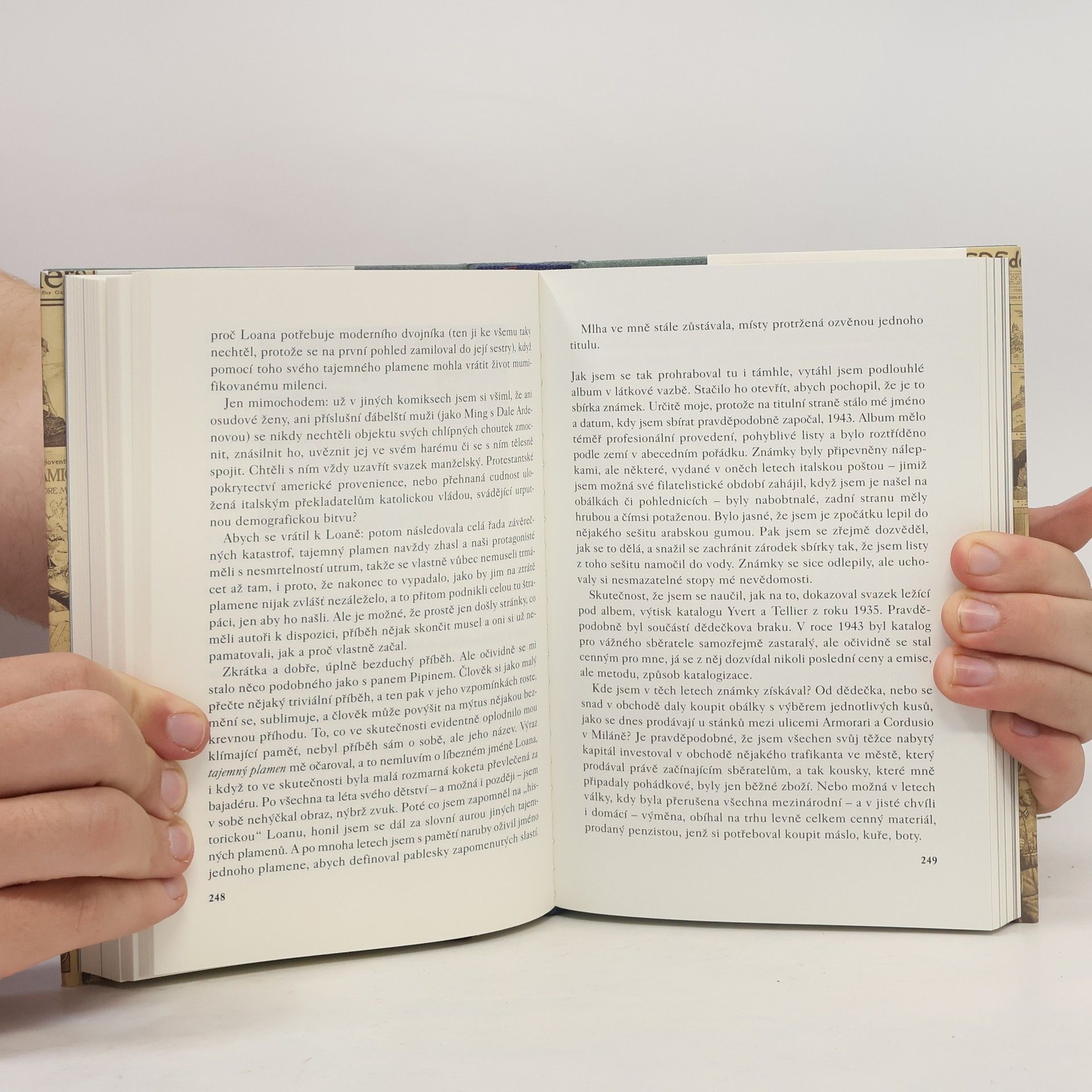 Umberto Eco Tajemný plamen královny Loany: Ilustrovaný román