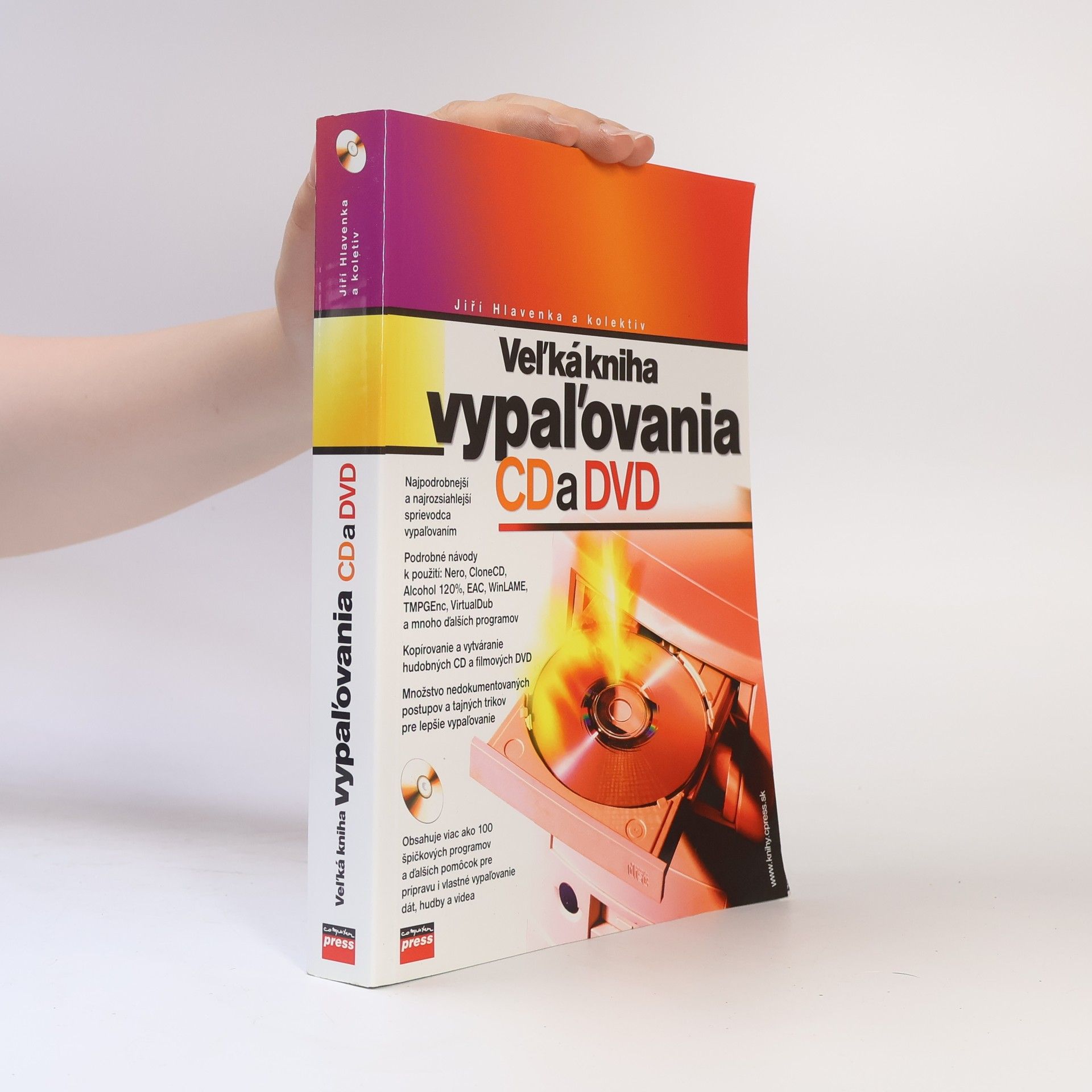 Jiří Hlavenka Veľká kniha vypaľovania CD a DVD