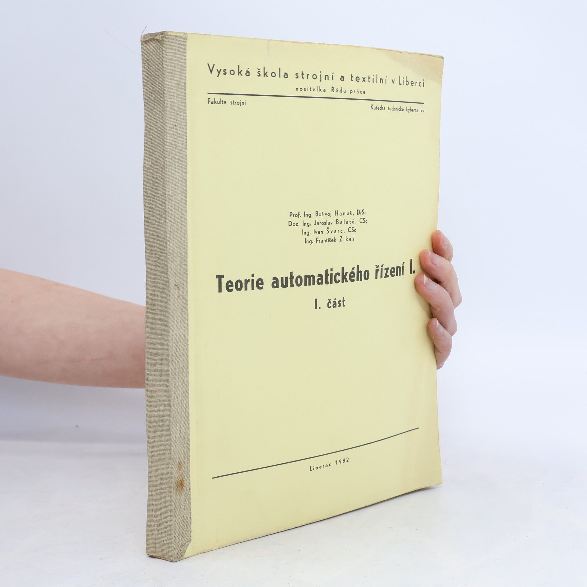 Kolektiv autorů Teorie automatického řízení I. I. část