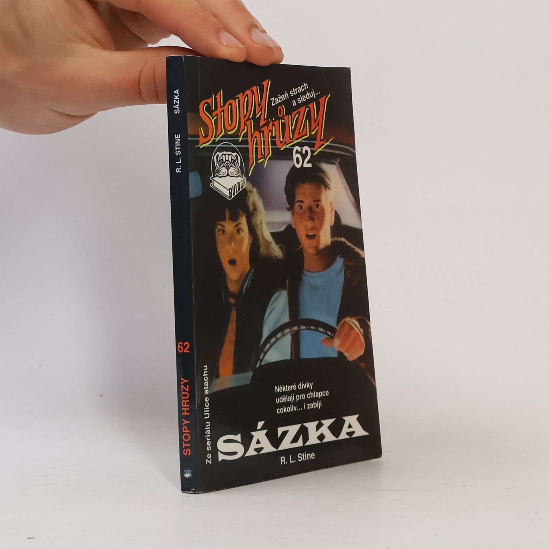 R. L. Stine Sázka. Stopy hrůzy 62