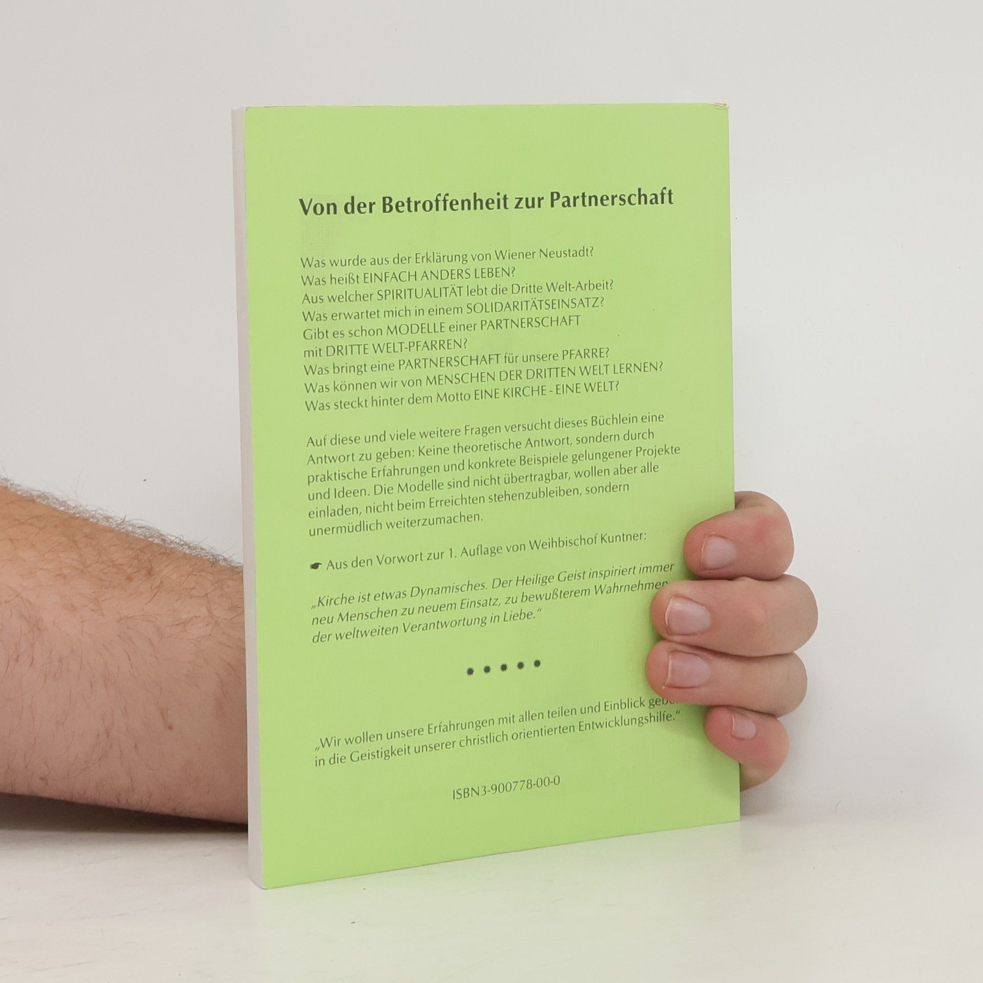 Franz Ferstl Von der Betroffenheit zur Partnerschaft