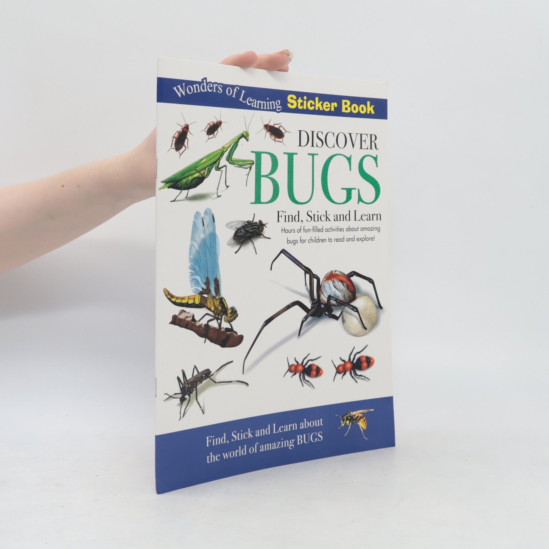 North Parade Publishing Discover Bugs - Sticker Book