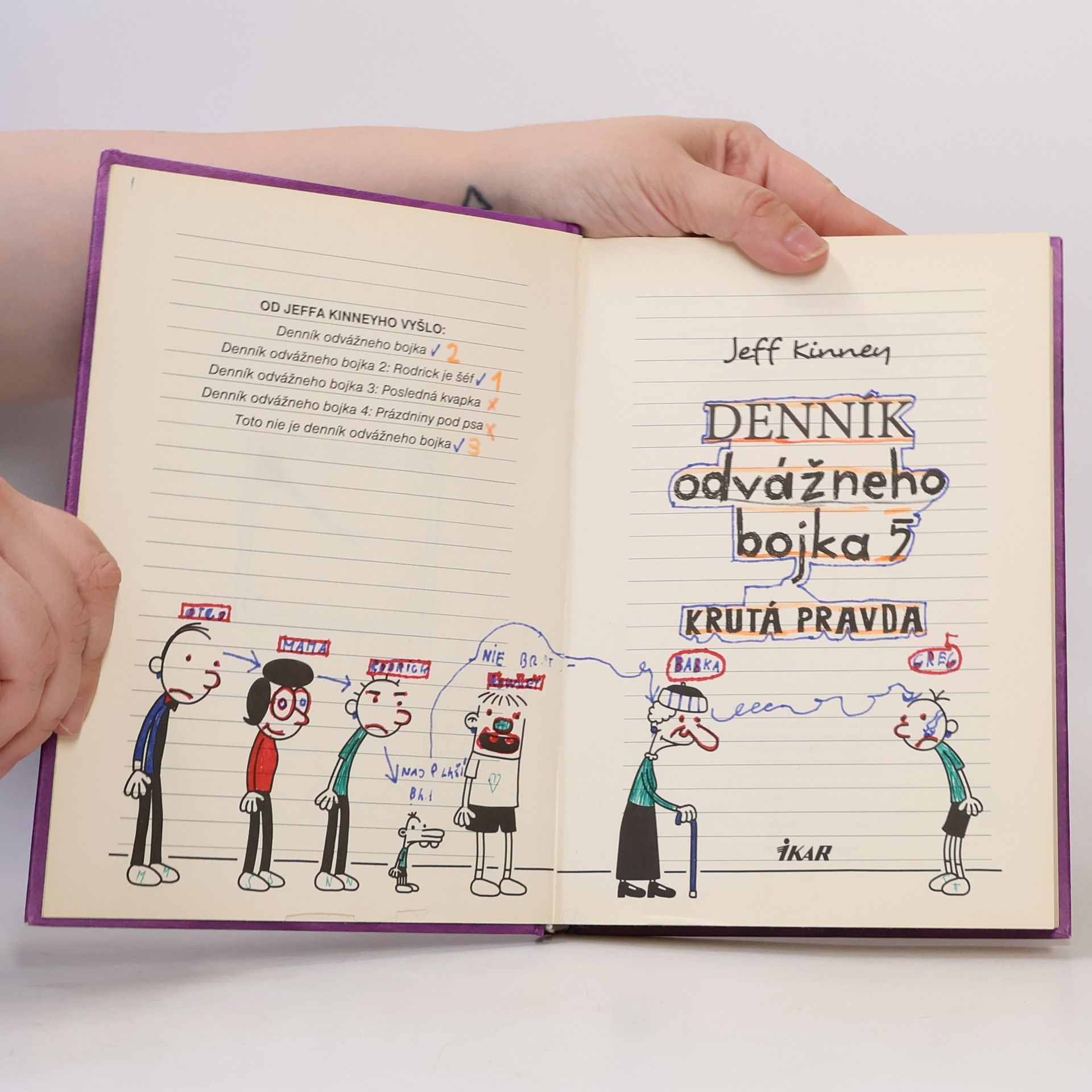 Jeff Kinney Denník odvážneho bojka 5. Krutá pravda