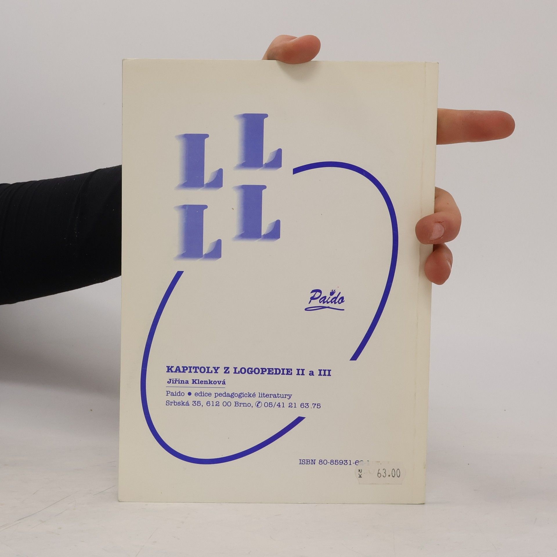 Jiřina Klenková Kapitoly z logopedie 2 a 3