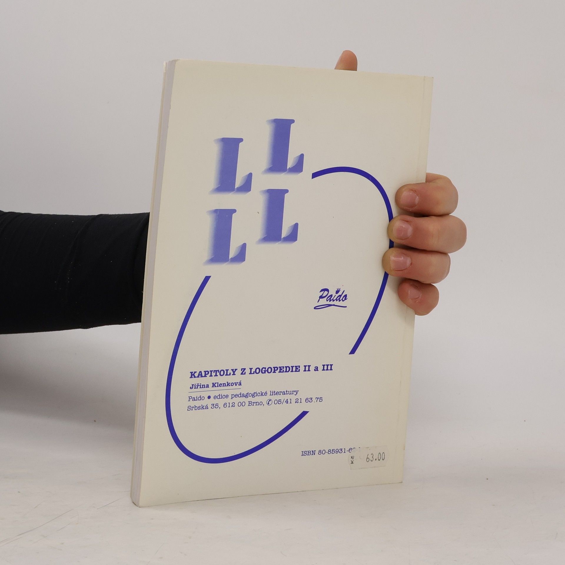 Jiřina Klenková Kapitoly z logopedie 2 a 3