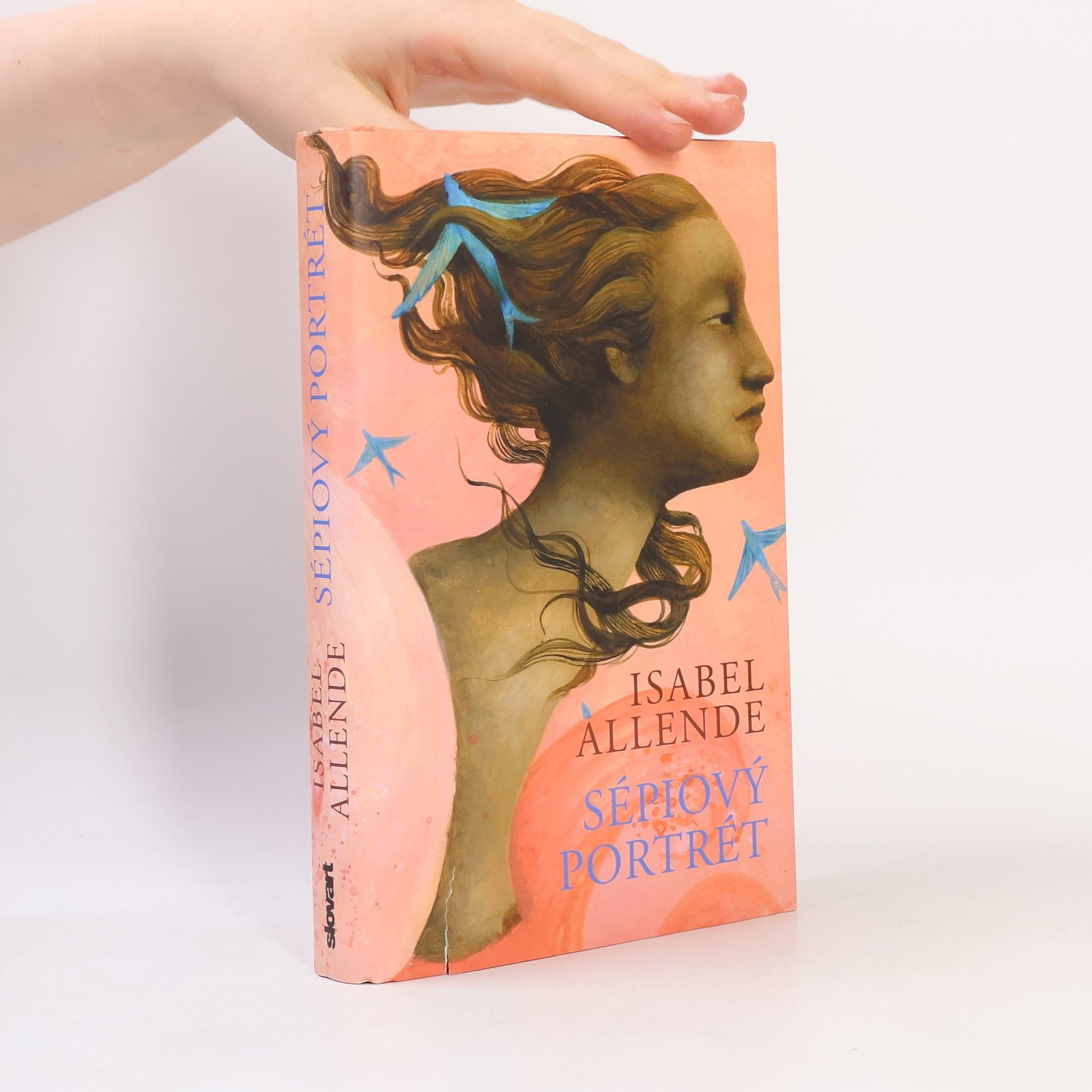 Isabel Allende Sépiový portrét