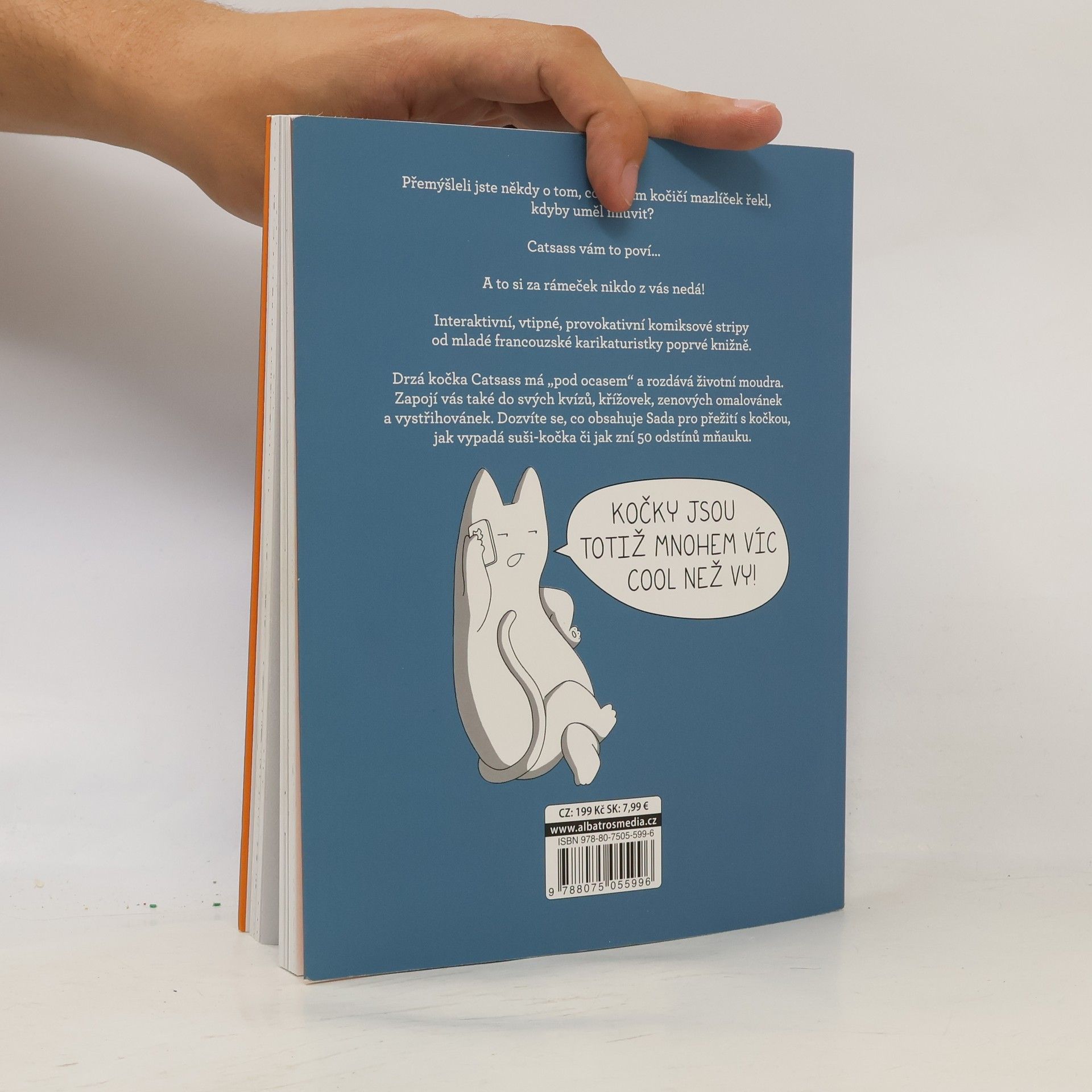 Claude Combacau Catsass. Drzá kočka rozdává životní moudra