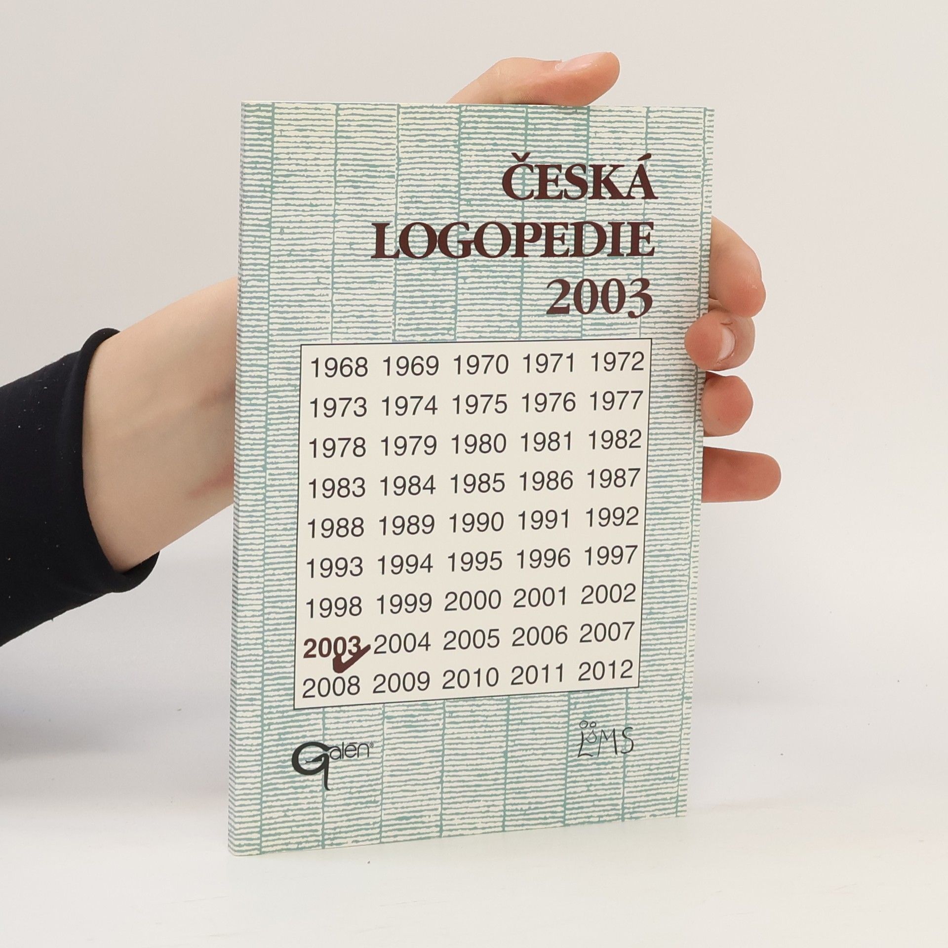 Lubomír Houdek Česká logopedie 2003