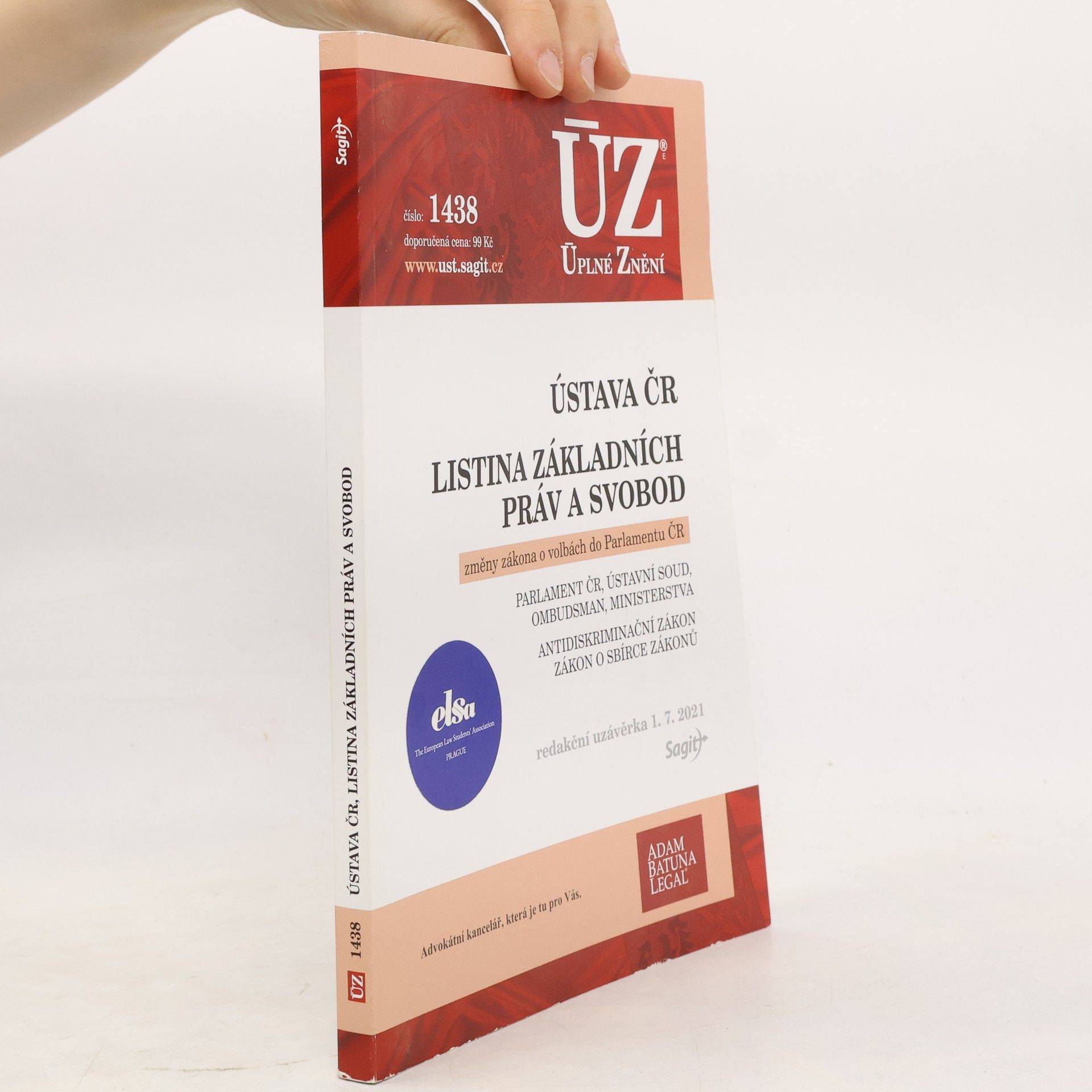 Autorenkollektiv ÚZ 1438. Ústava ČR, Listina základních práv a svobod