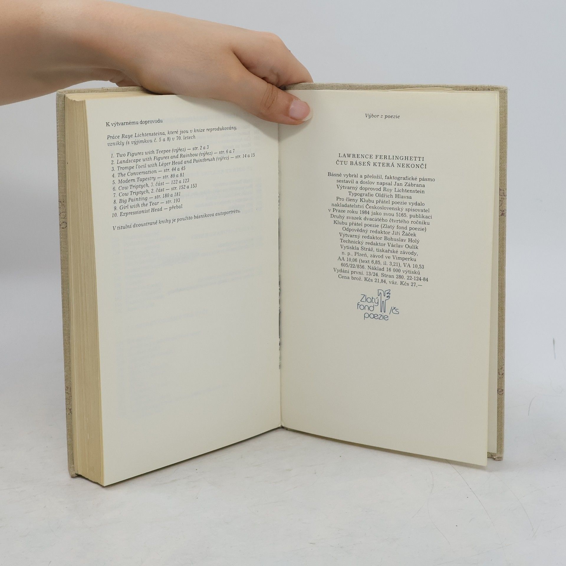 Lawrence Ferlinghetti Čtu báseň která nekončí