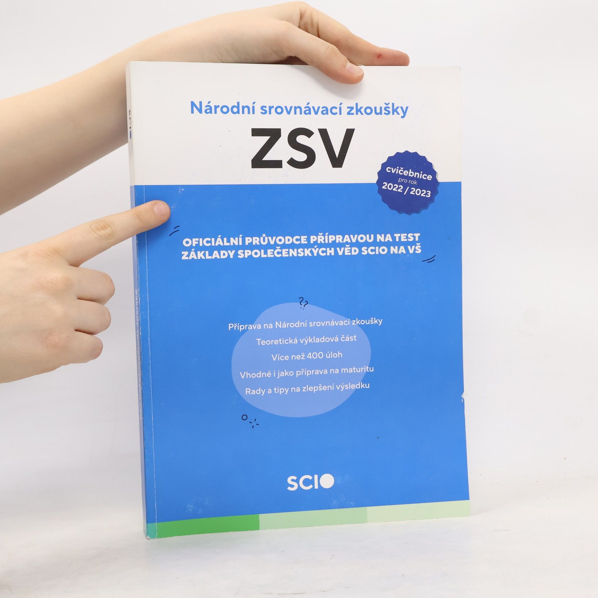 Tomáš Habermann Národní srovnávací zkoušky : základy společenských věd : oficiální průvodce přípravou na test : základy společenských věd SCIO na VŠ