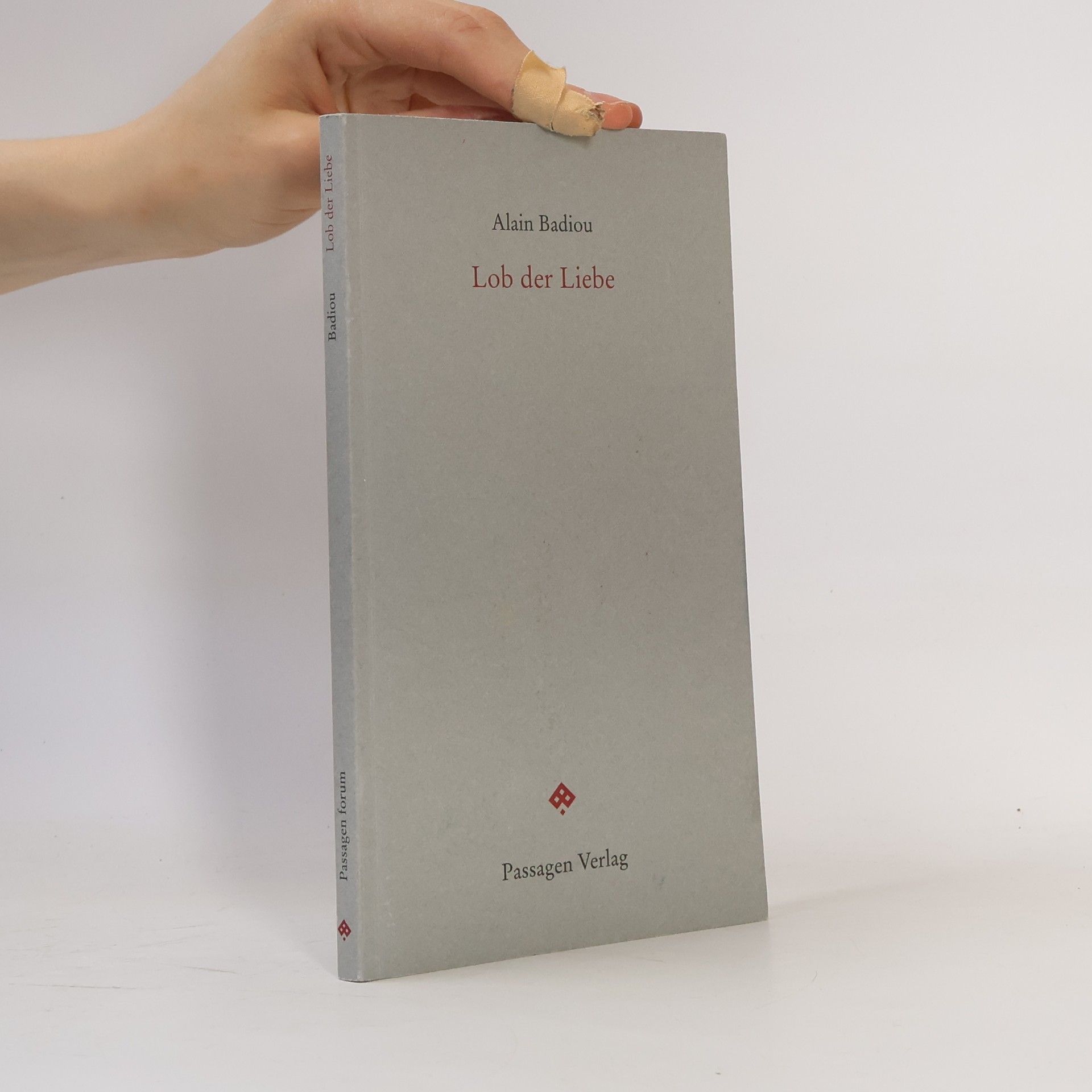 Alain Badiou Lob der Liebe