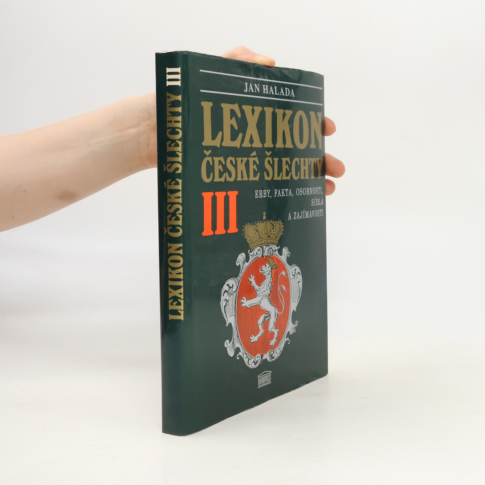 Jan Halada Lexikon české šlechty III.