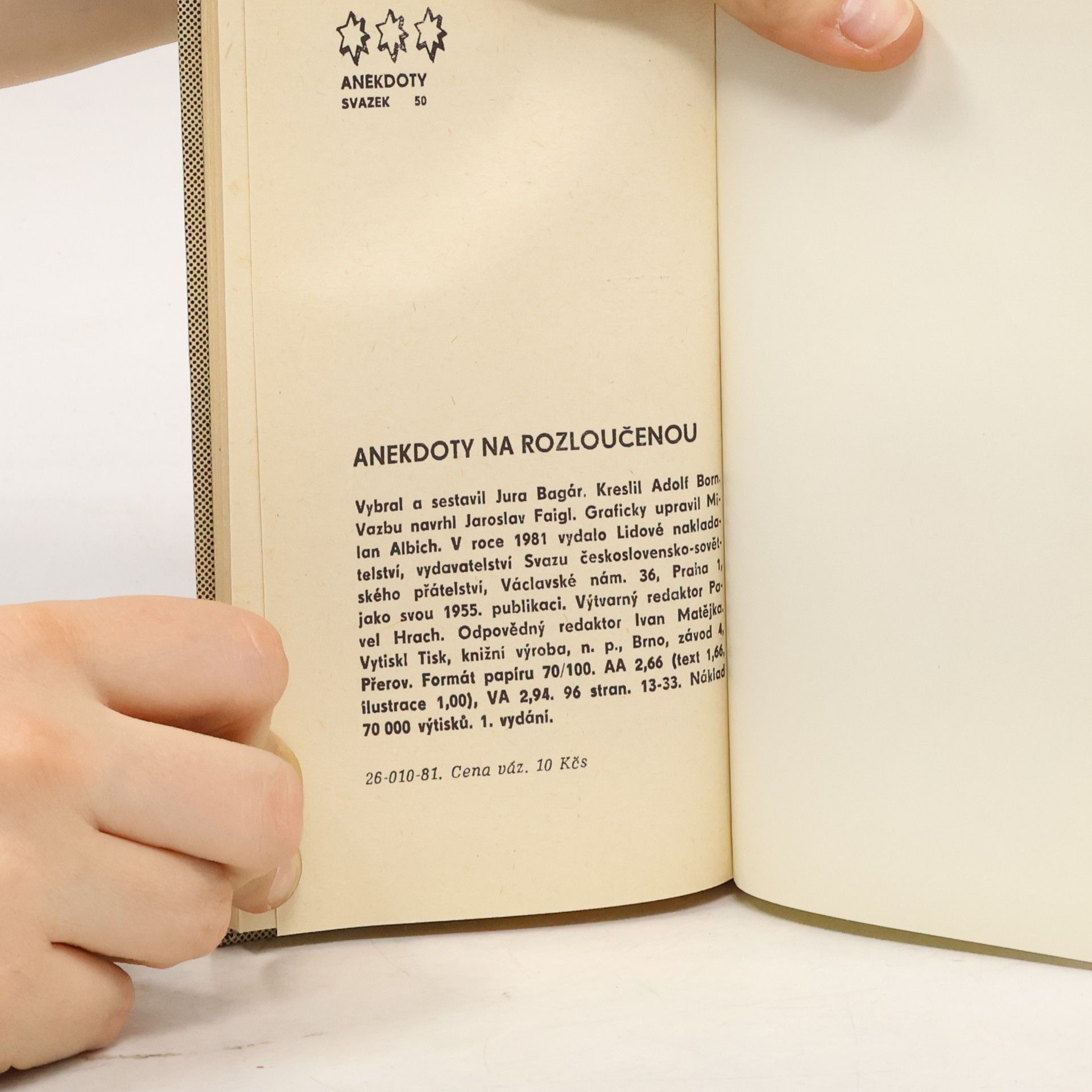 Collectif d'auteurs Anekdoty 50. Na rozloučenou