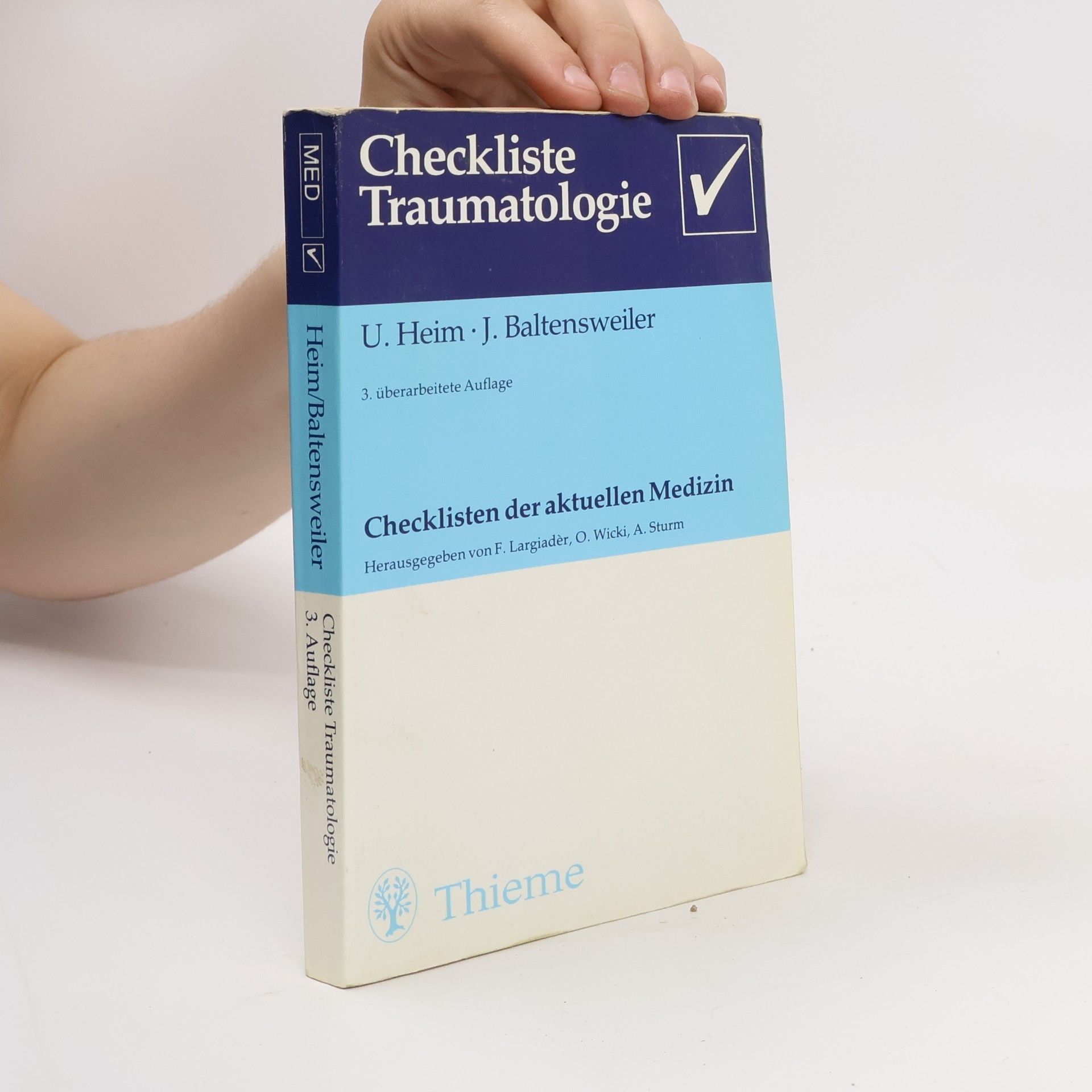 Volker Bühren Checkliste Traumatologie