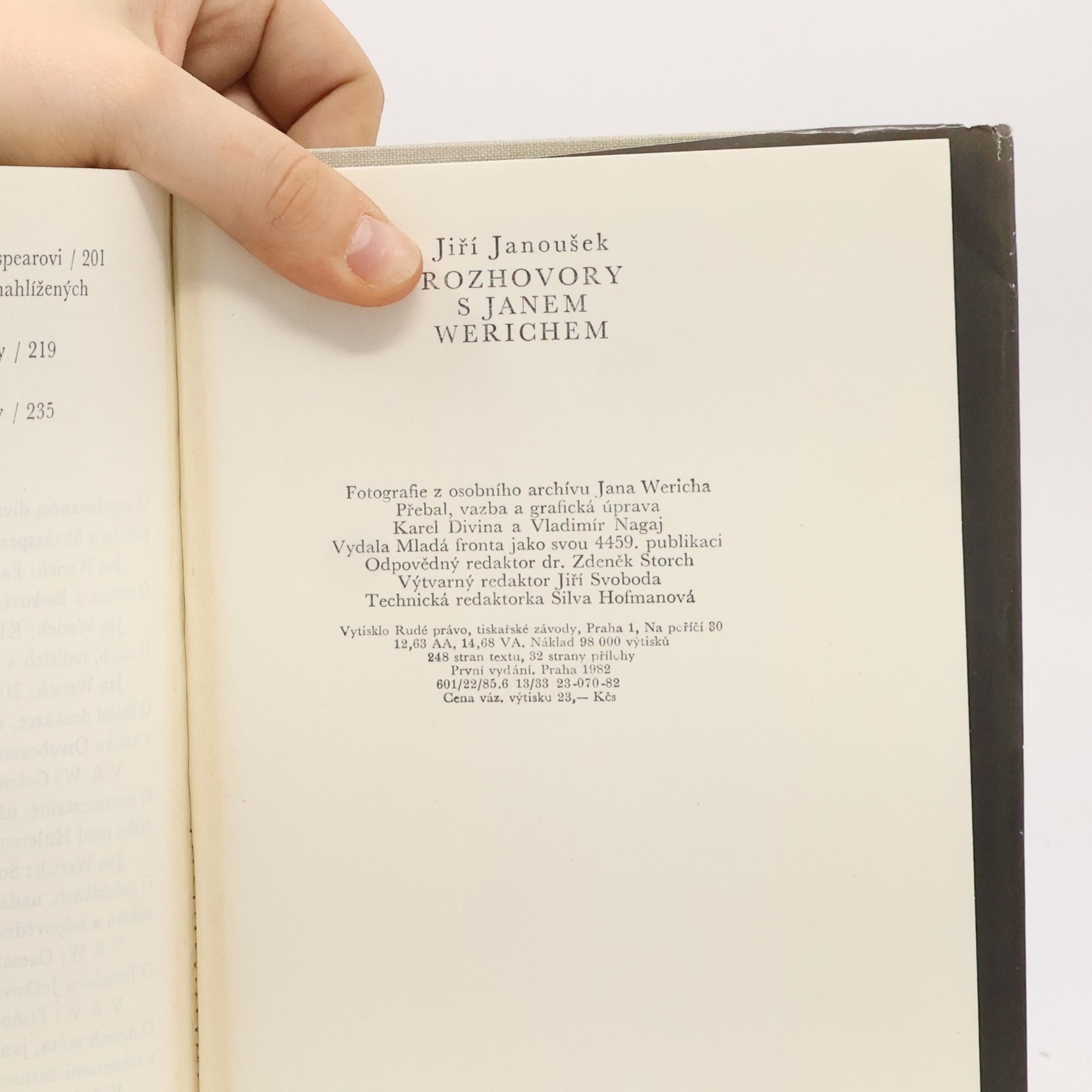 Jiří Janoušek Rozhovory s Janem Werichem