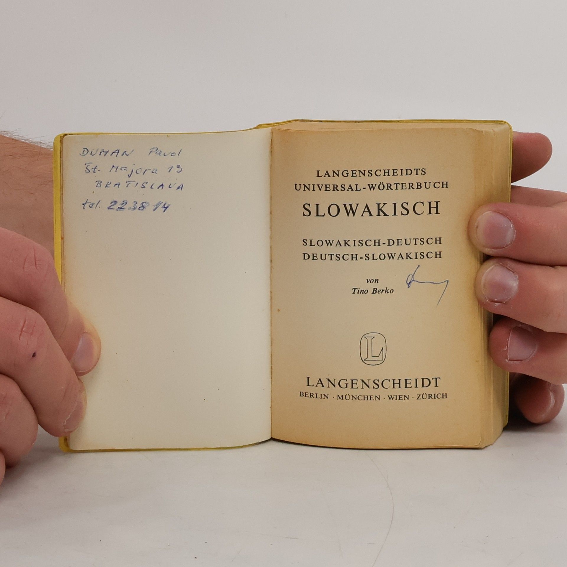 Autorenkollektiv Langenscheidts Universal-Wörterbuch : Slowakisch-Deutsch, Deutsch-Slowakisch