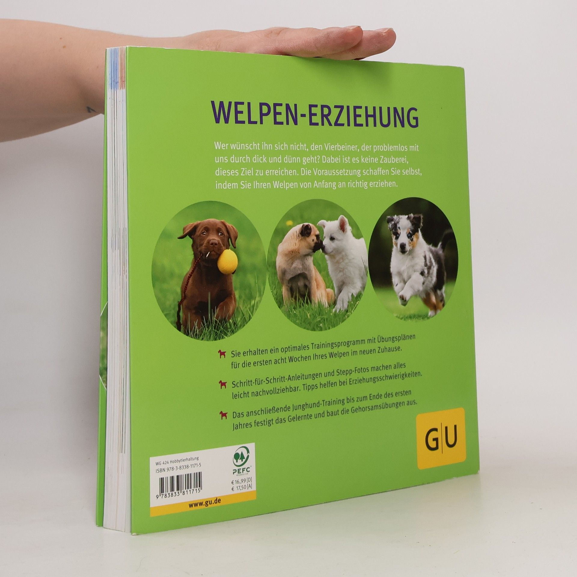 Katharina Schleg Kofler Welpen-Erziehung: Der 8-Wochen-Trainingsplan für Welpen. Plus Junghund-Training vom 5. bis 12. Monat