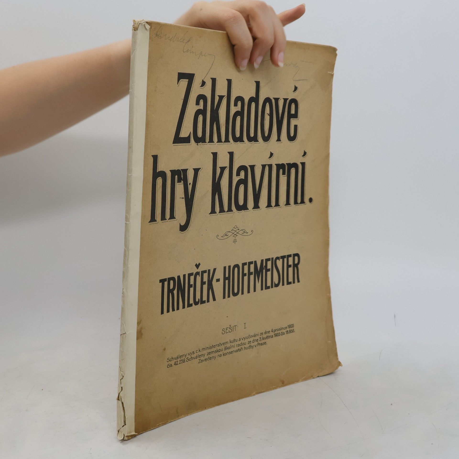 Hanuš Jan Trneček Základové hry klavírní I.