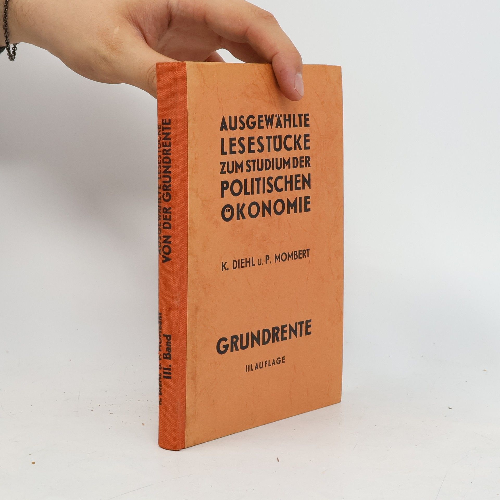 Ausgewählte Lesestücke zum Studium der politischen Ökonomie. Grundrente