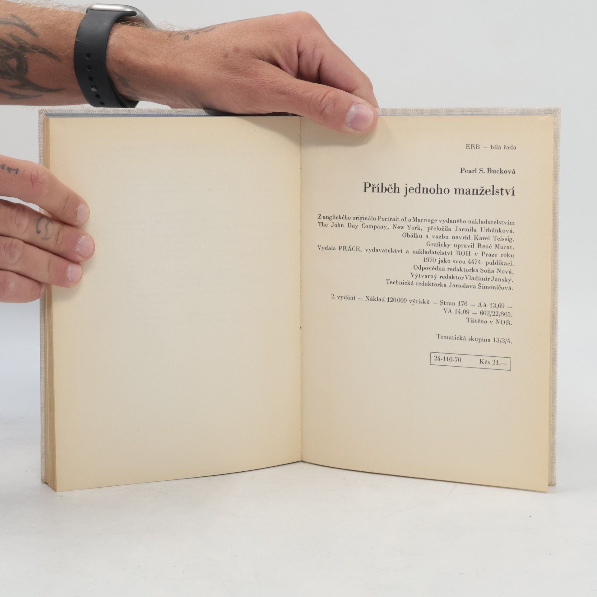 Pearl S. Buck Příběh jednoho manželství