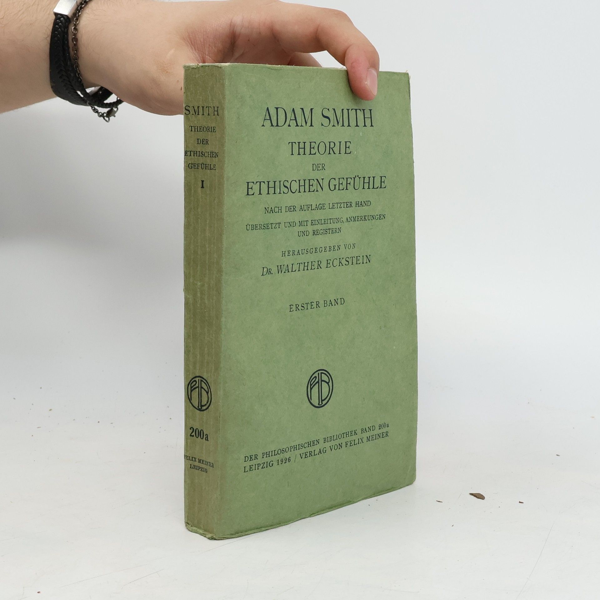 Adam Smith Theorie der ethischen Gefühle