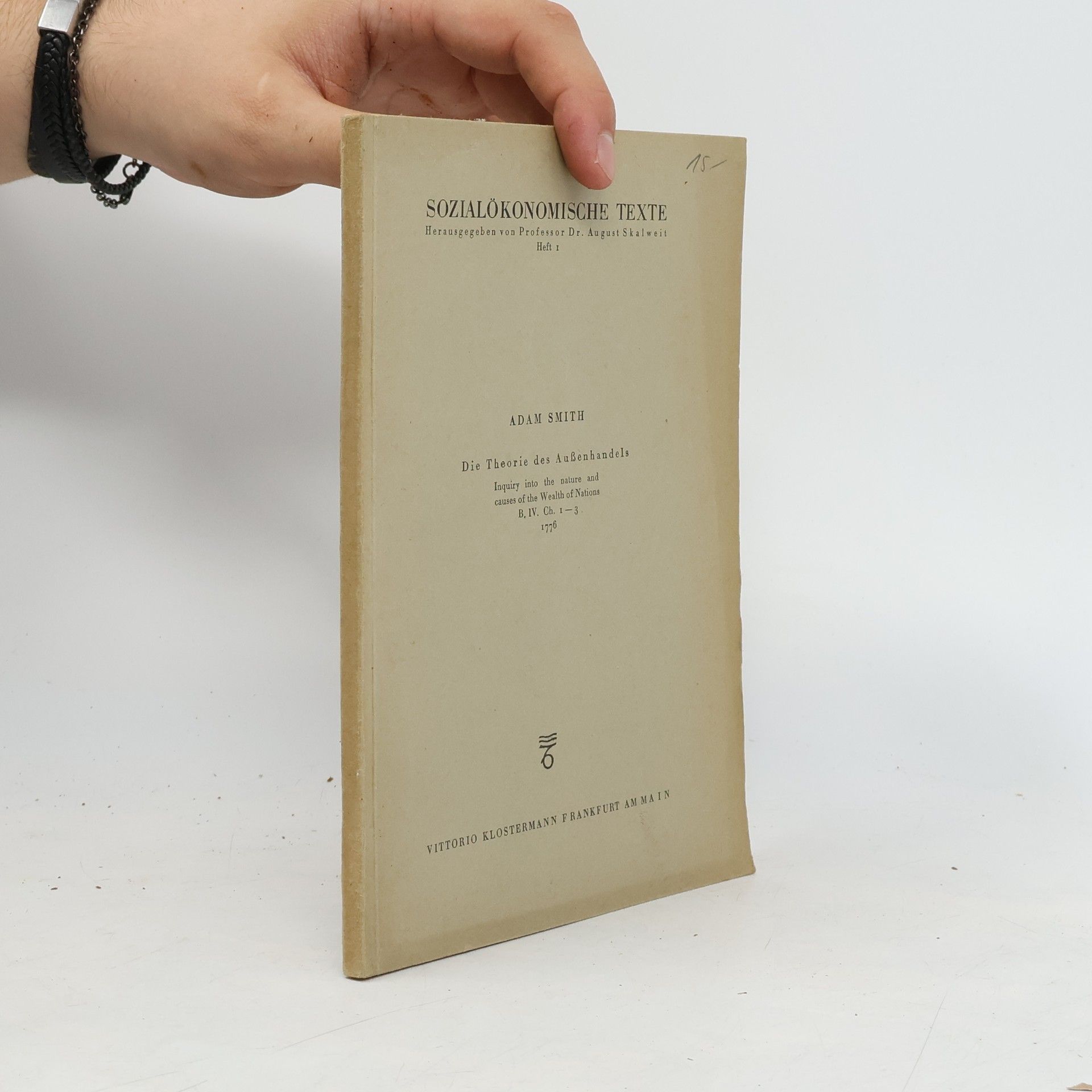 Die Theorie des Außenhandels