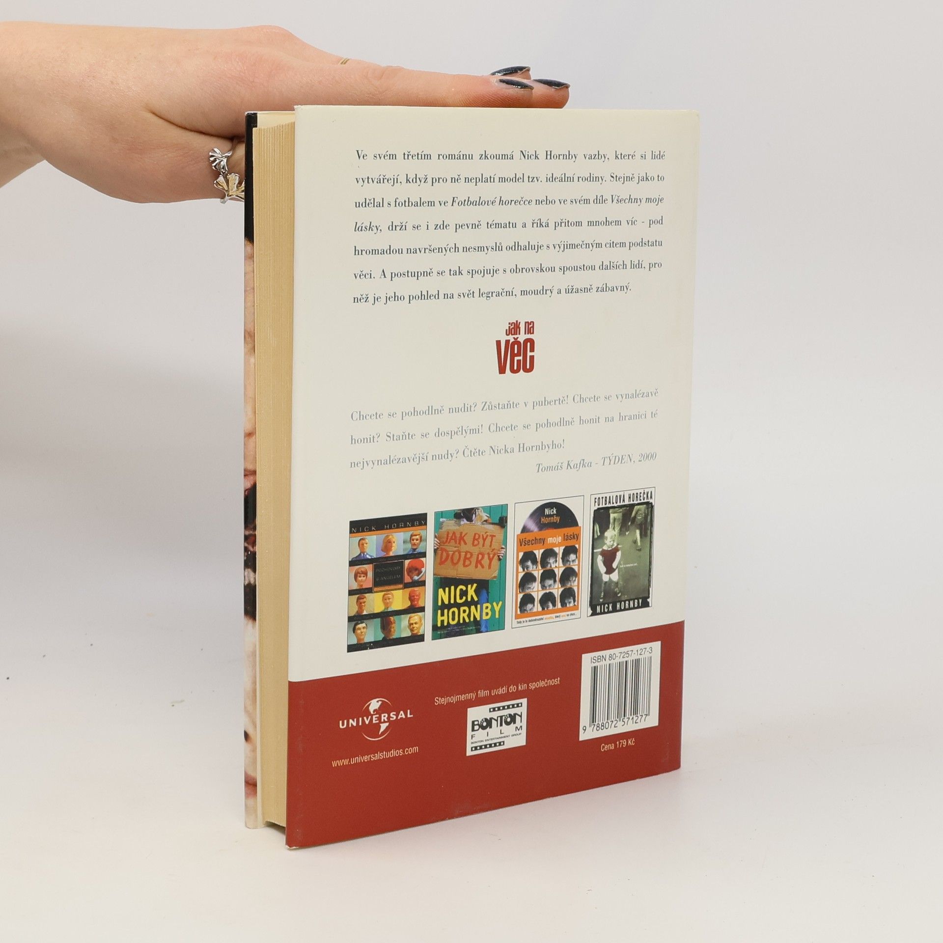 Nick Hornby Jak na věc