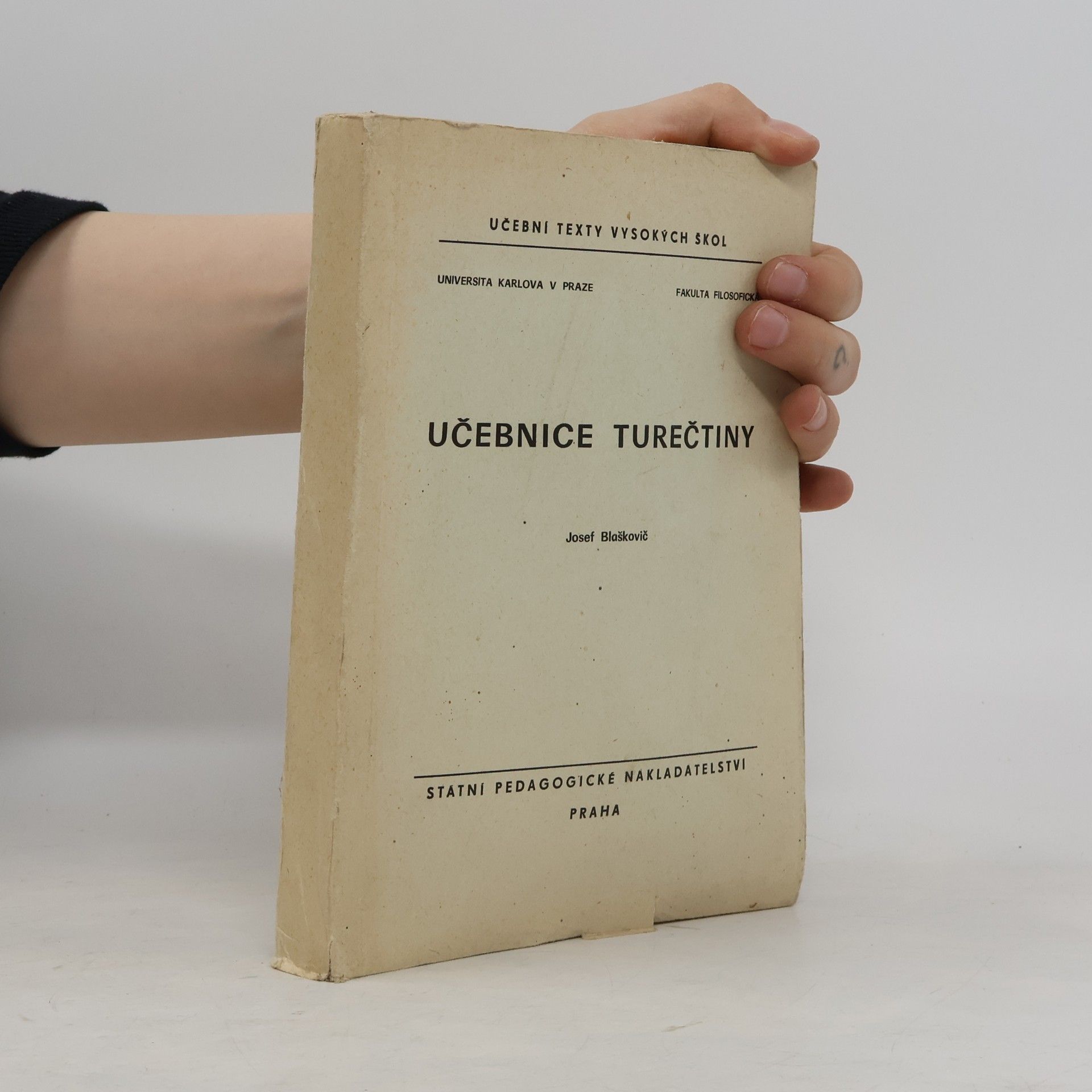 Josef Blaškovič Učebnice turečtiny