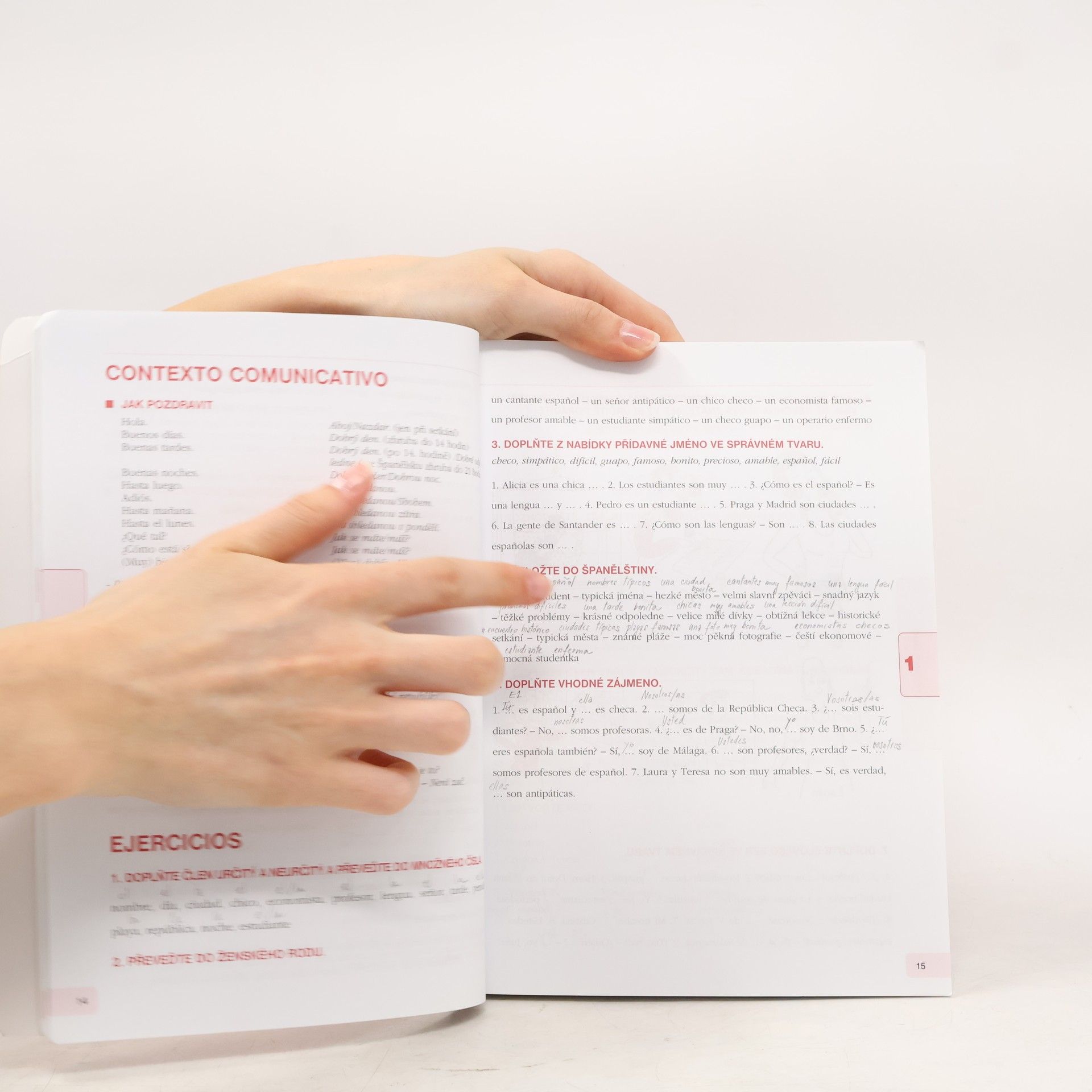 Olga Macíková Učebnice současné španělštiny = Manual de español actual. 1. díl