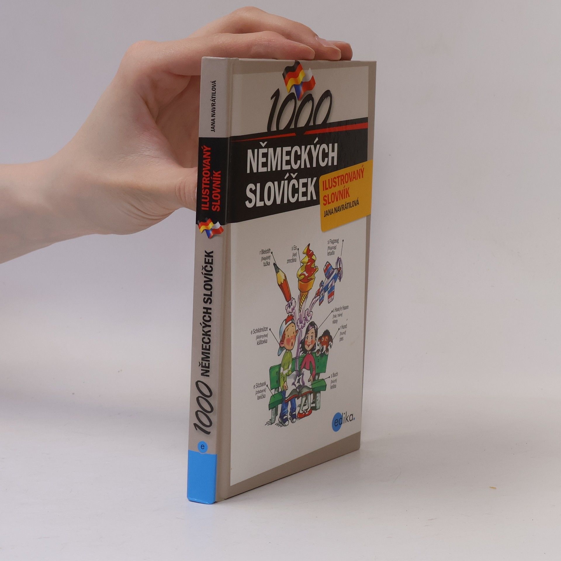 Jana Navrátilová 1000 německých slovíček: Ilustrovaný slovník