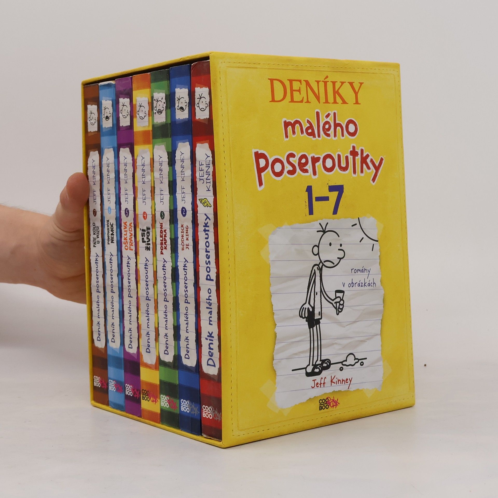 Jeff Kinney Deník malého poseroutky 1-7 (box)