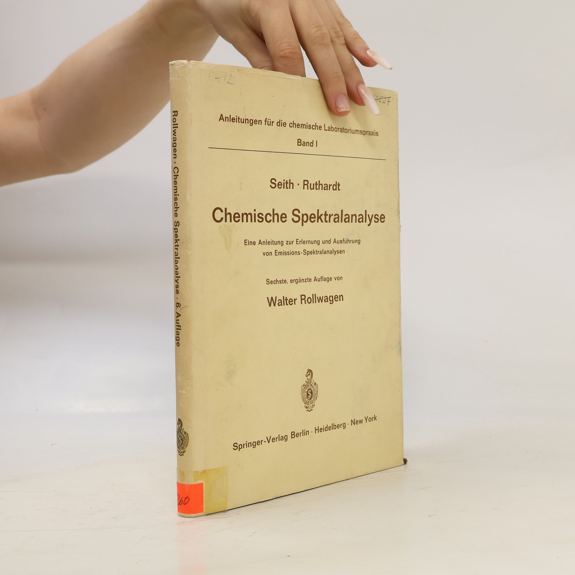 Adolf Ruthardt Chemische Spektralanalyse
