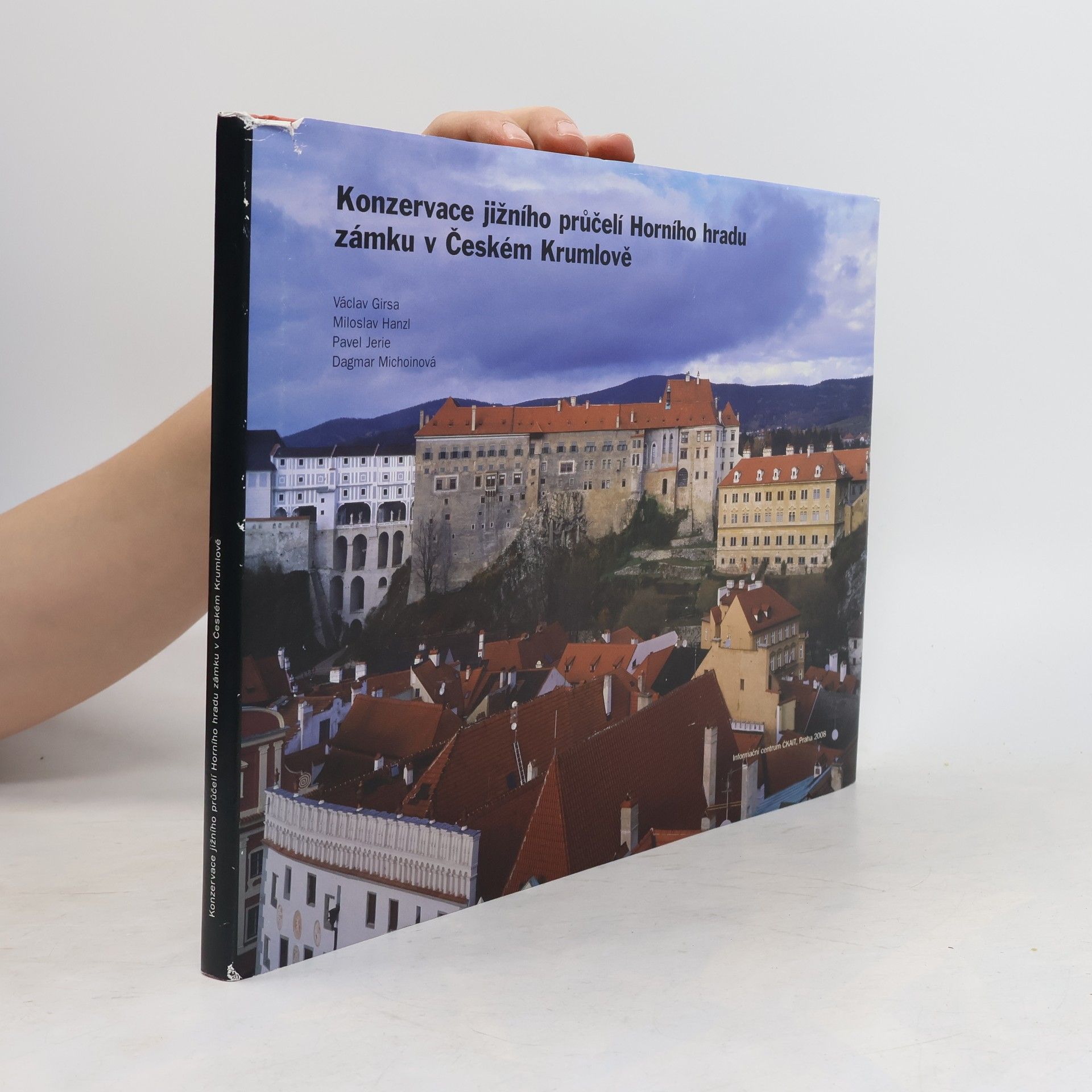 Konzervace jižního průčelí Horního hradu zámku v Českém Krumlově
