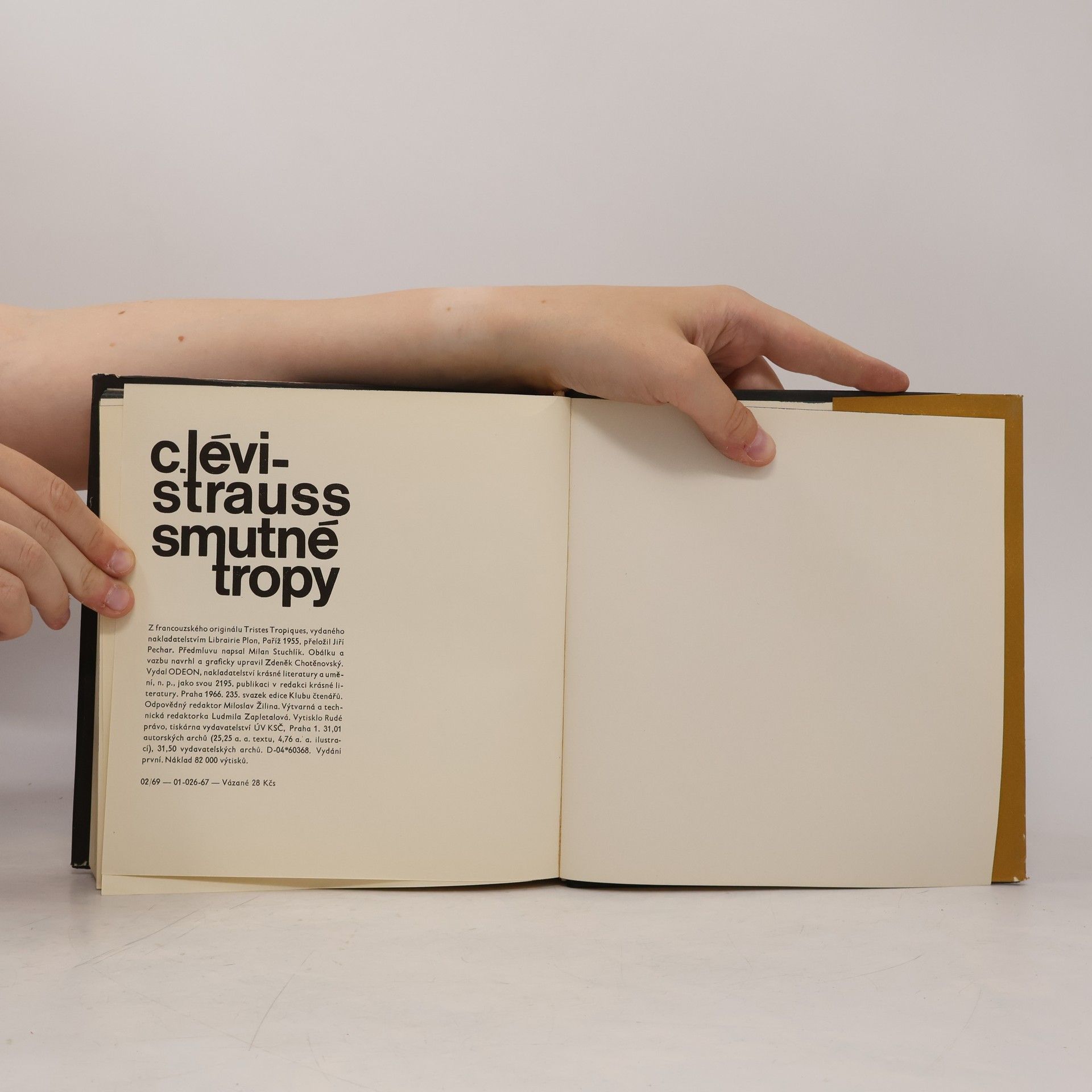 C. Lévi-Strauss Smutné tropy