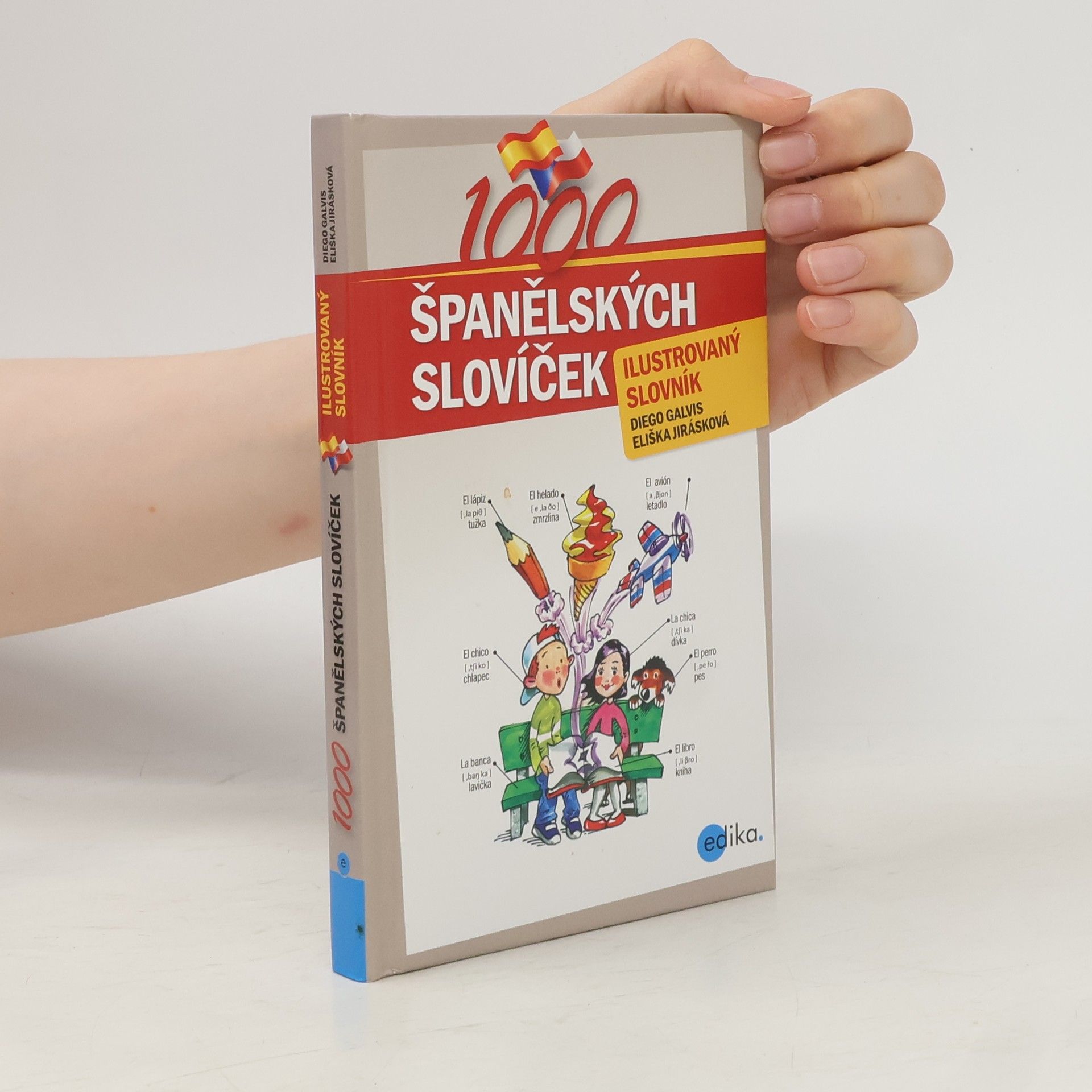 Eliška Jirásková 1000 španělských slovíček (ilustrovaný slovník)