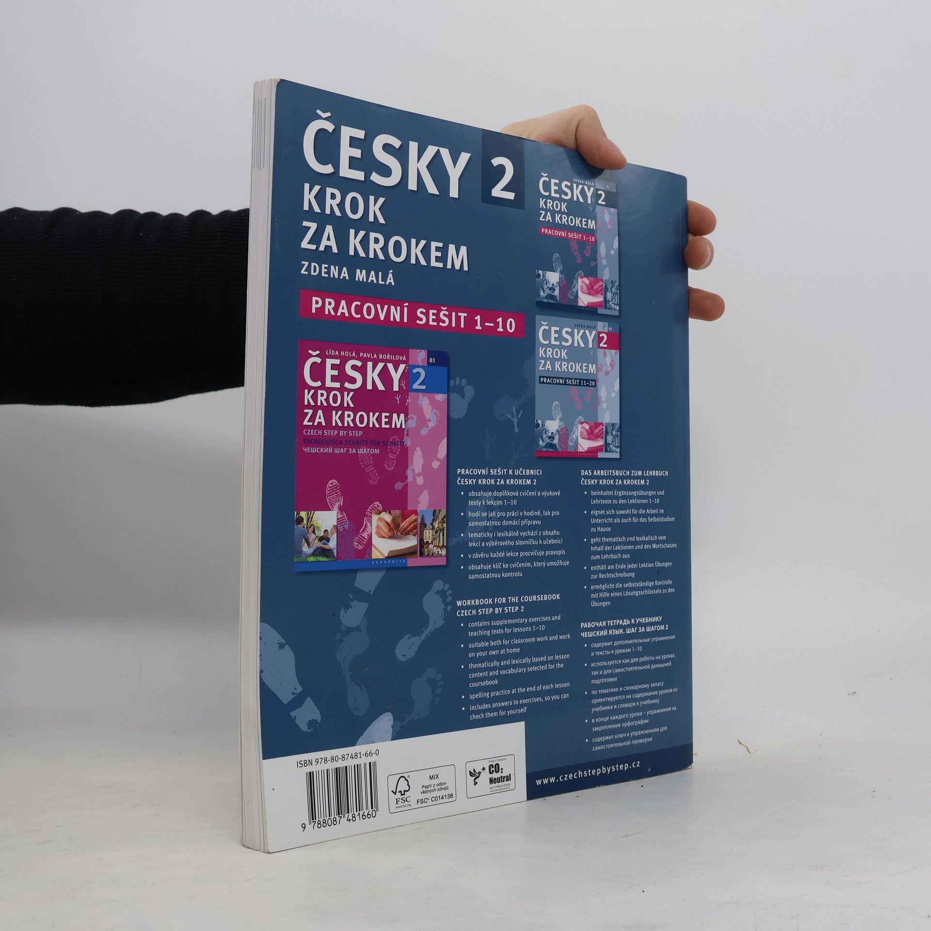 Zdena Malá Česky krok za krokem 2. B1. Pracovní sešit 1-10